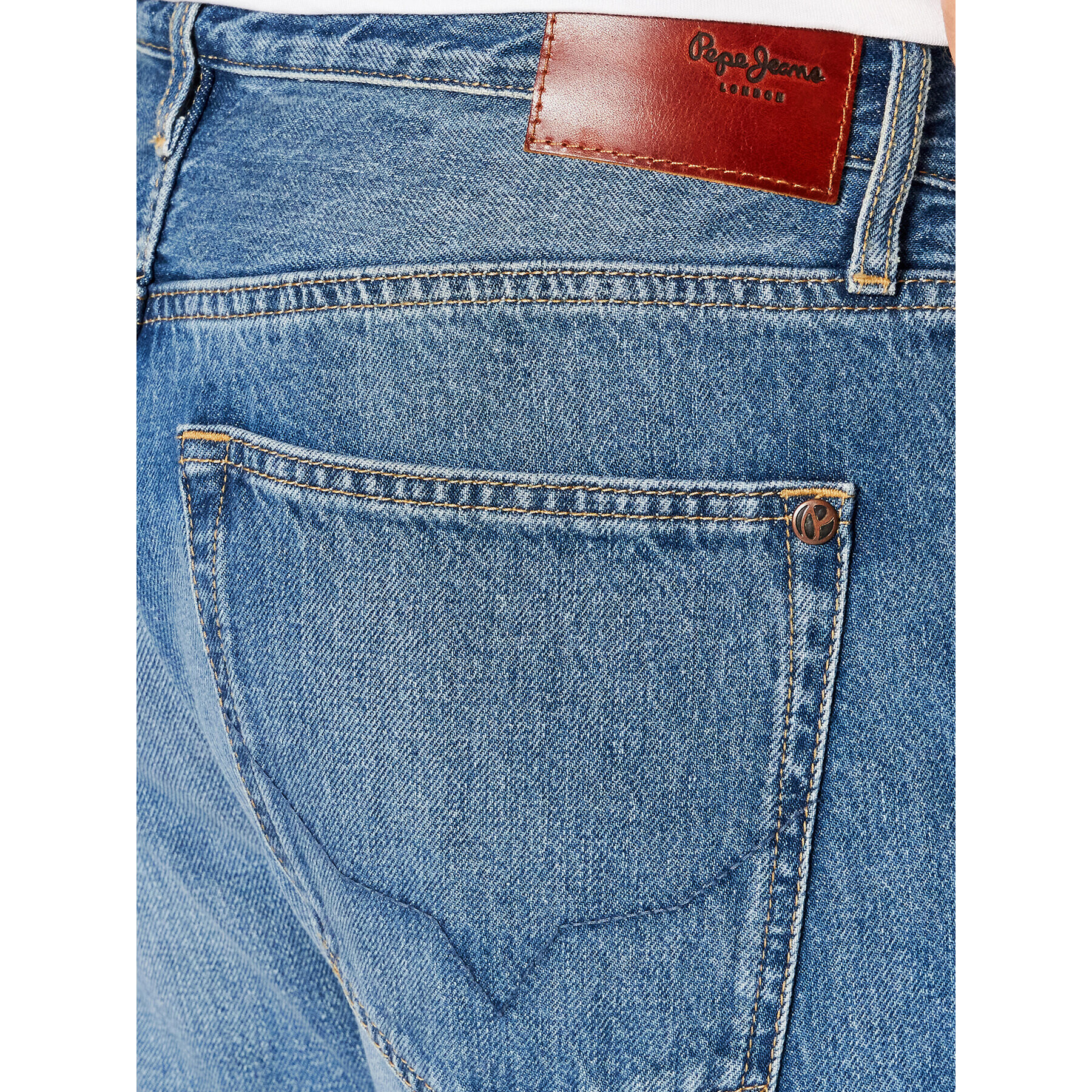 Pepe Jeans Jeansy Byron PM206316 Tmavomodrá Relaxed Fit - Pepit.cz