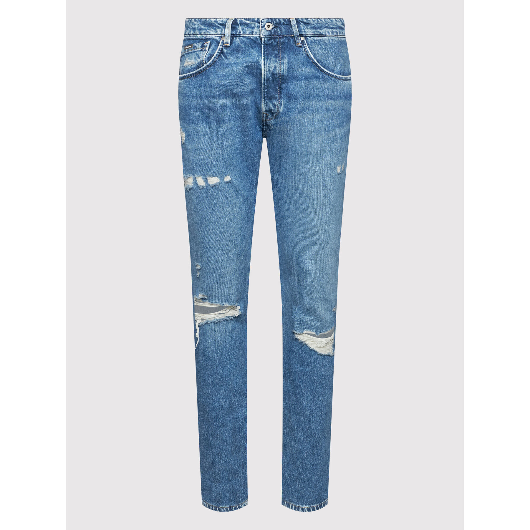 Pepe Jeans Jeansy Callen Crop PM206317 Modrá Relaxed Fit - Pepit.cz