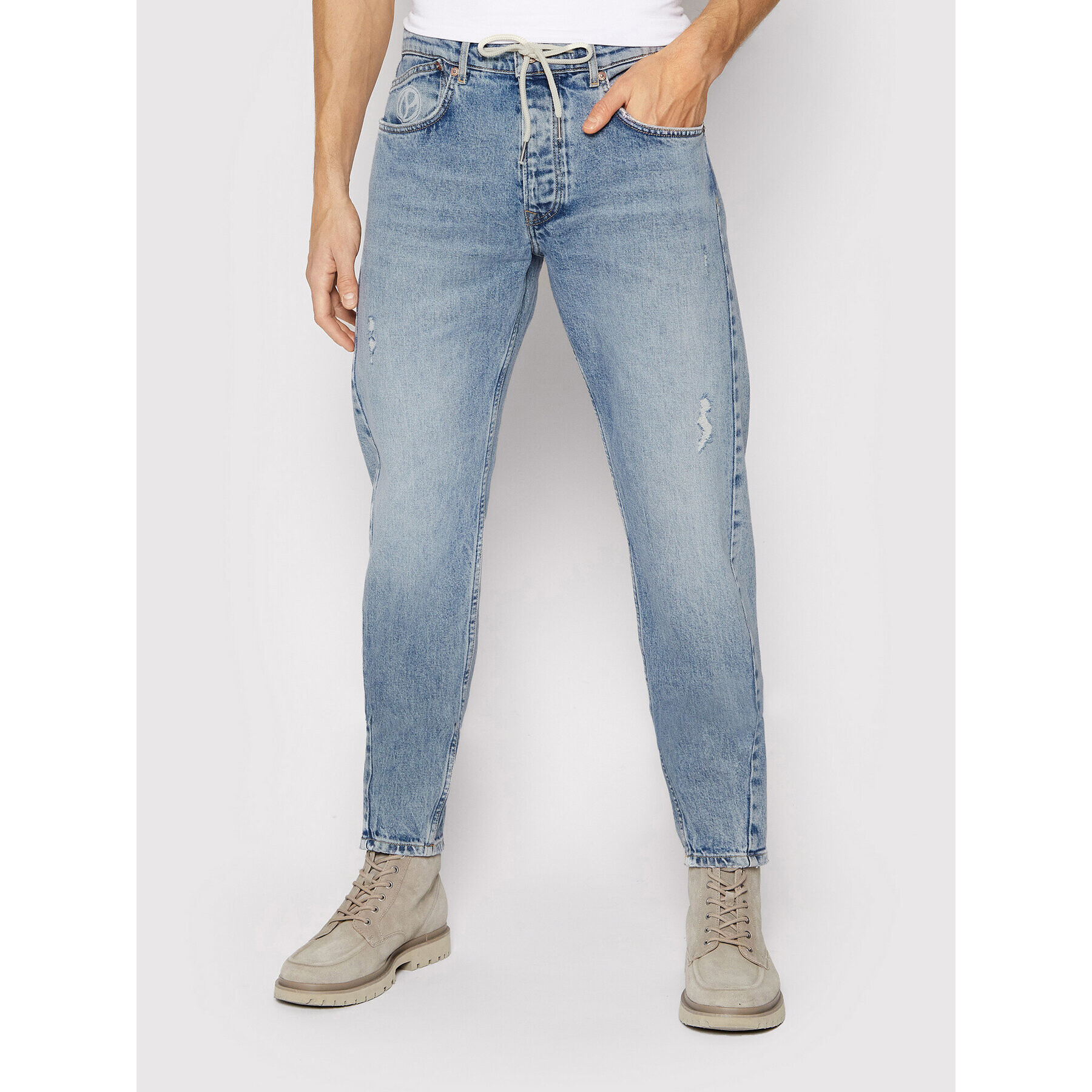 Pepe Jeans Jeansy Callen PM206313 Modrá Relaxed Fit - Pepit.cz