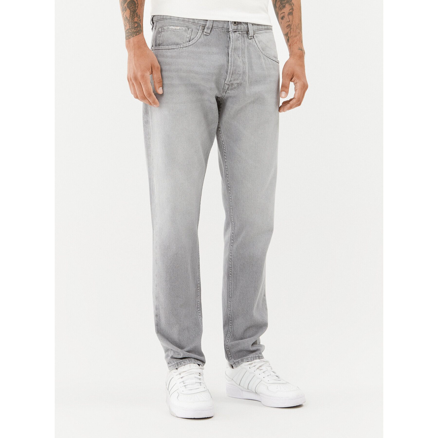 Pepe Jeans Jeansy Callen PM206812 Šedá Relaxed Fit - Pepit.cz