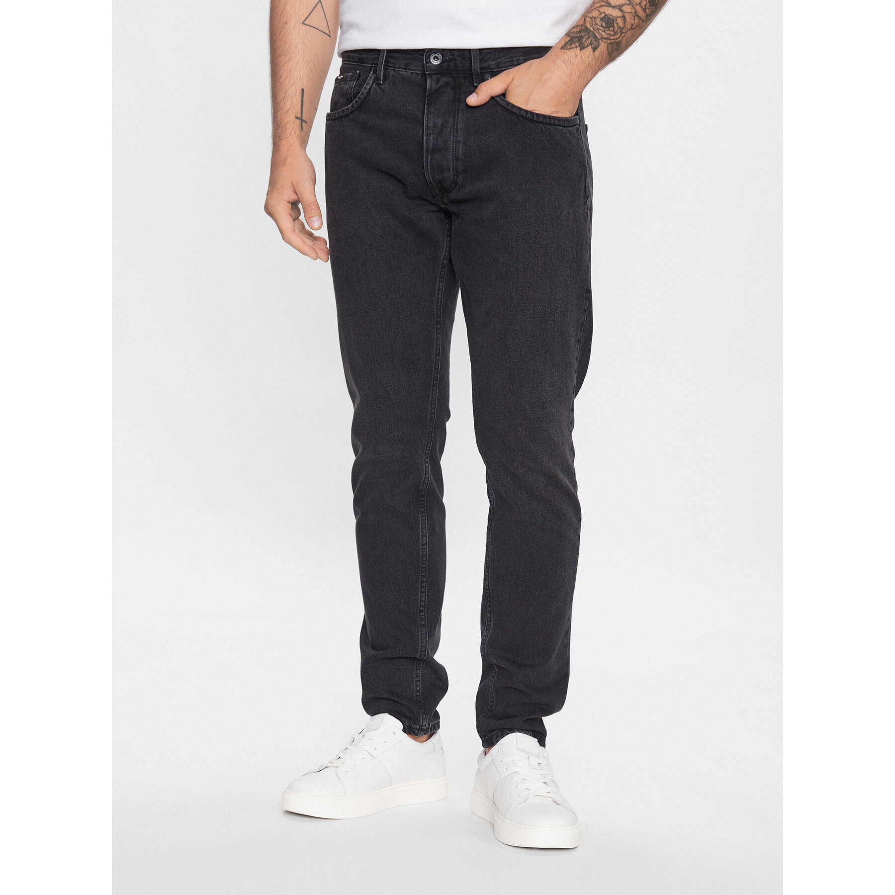 Pepe Jeans Jeansy Callen PM206812XF9 Černá Relaxed Fit - Pepit.cz