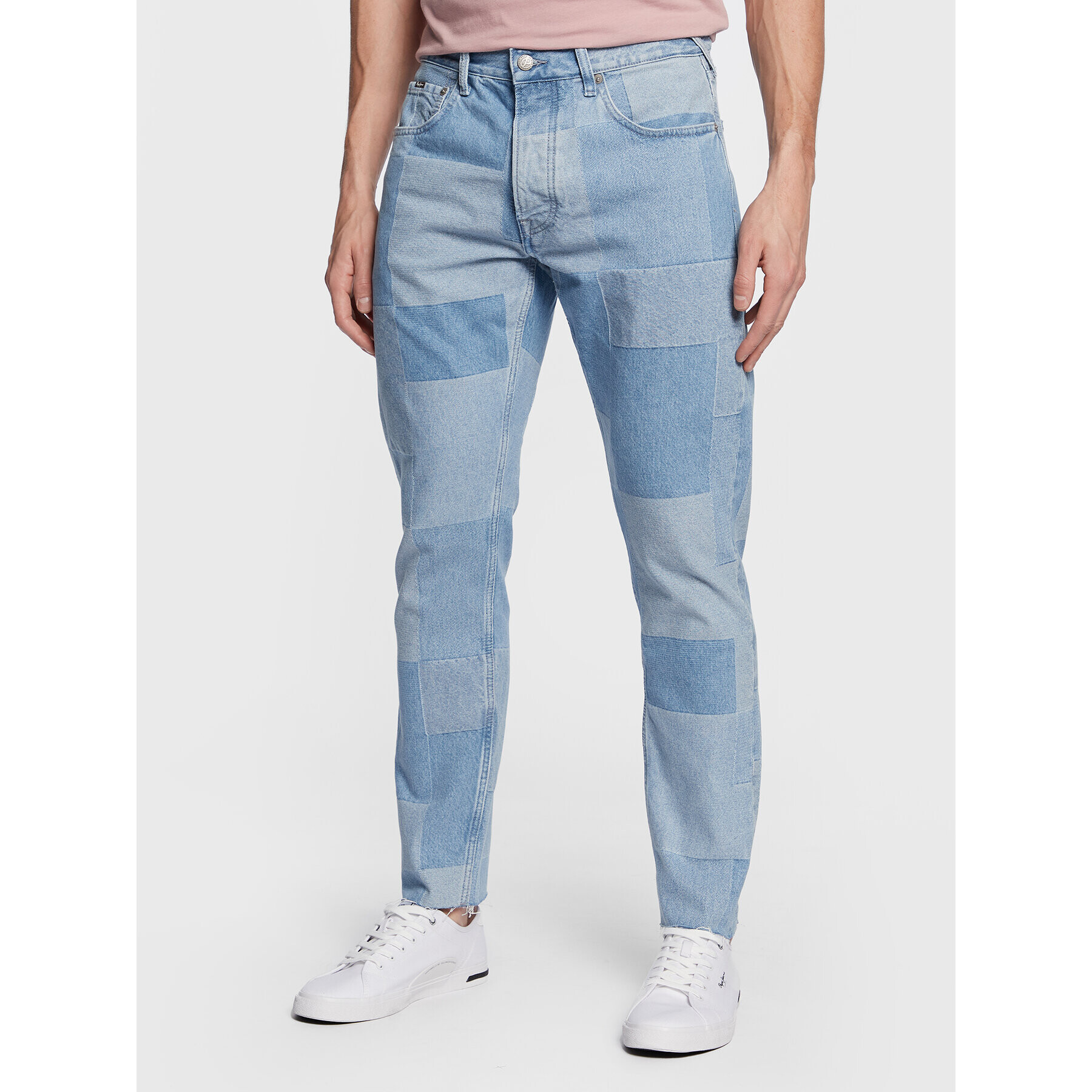 Pepe Jeans Jeansy Callen Weave PM206815 Modrá Relaxed Fit - Pepit.cz