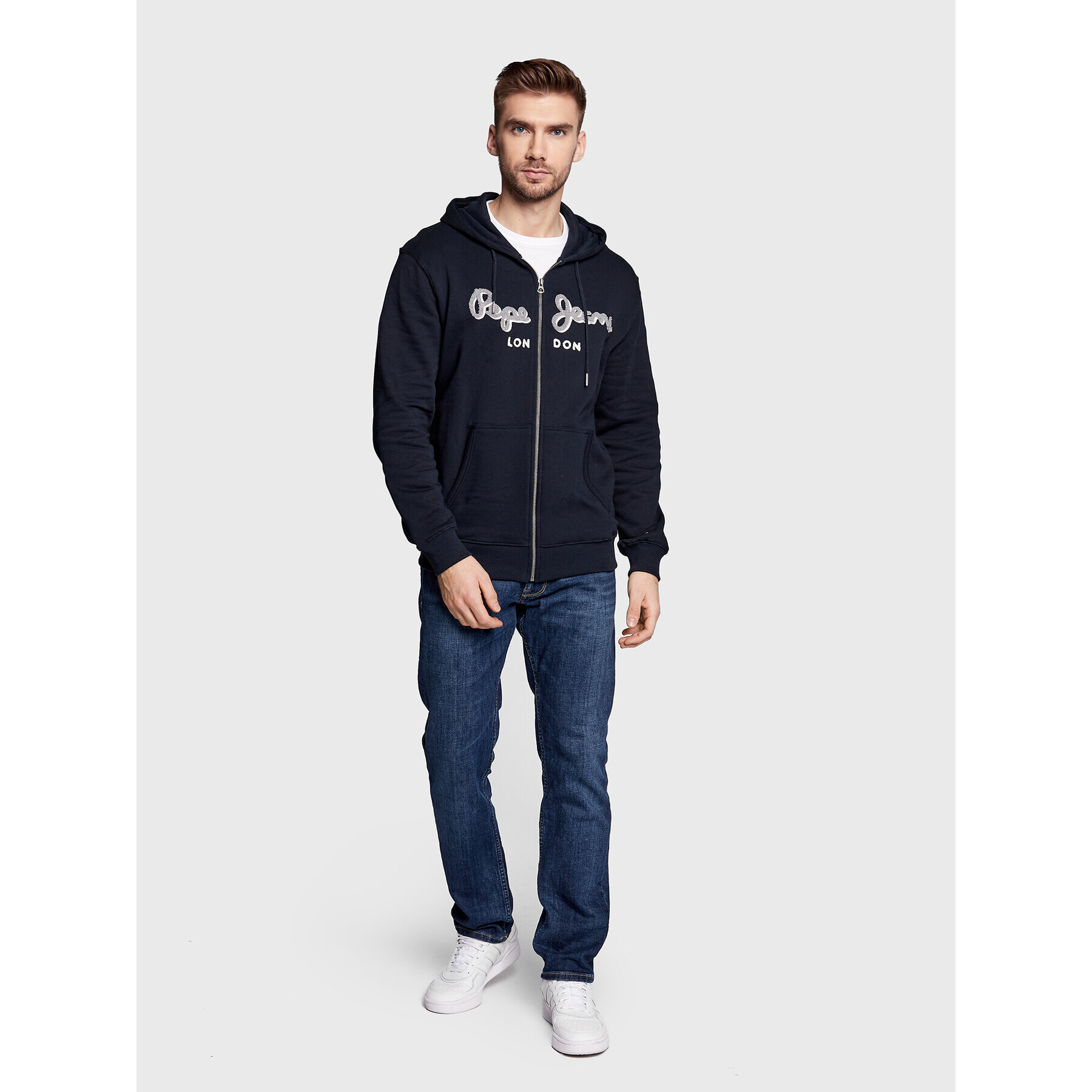 Pepe Jeans Jeansy Cash PM206318 Modrá Regular Fit - Pepit.cz