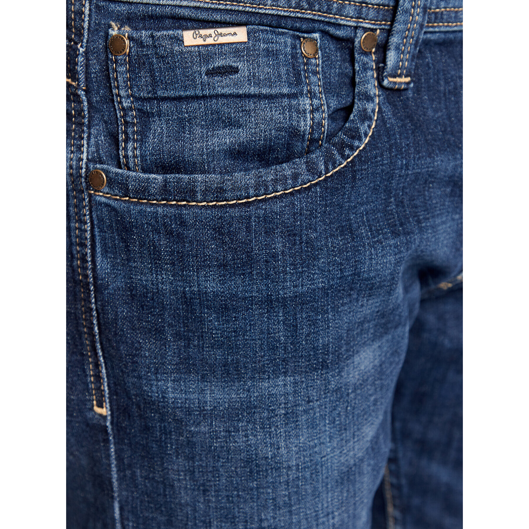 Pepe Jeans Jeansy Cash PM206318 Modrá Regular Fit - Pepit.cz