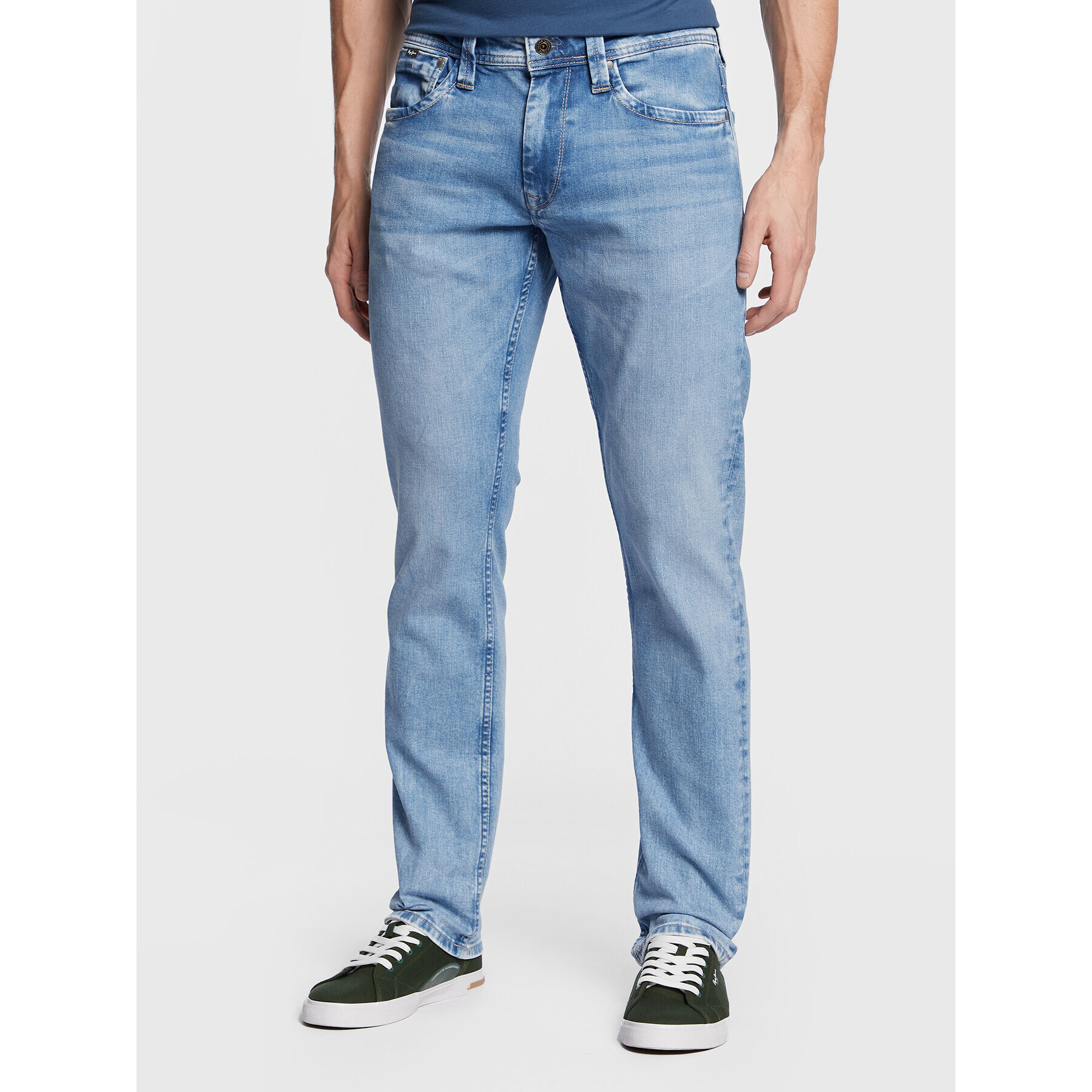 Pepe Jeans Jeansy Cash PM206318 Modrá Regular Fit - Pepit.cz