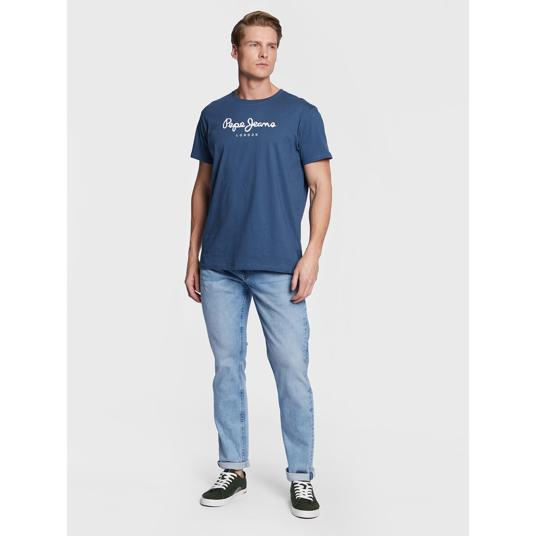 Pepe Jeans Jeansy Cash PM206318 Modrá Regular Fit - Pepit.cz