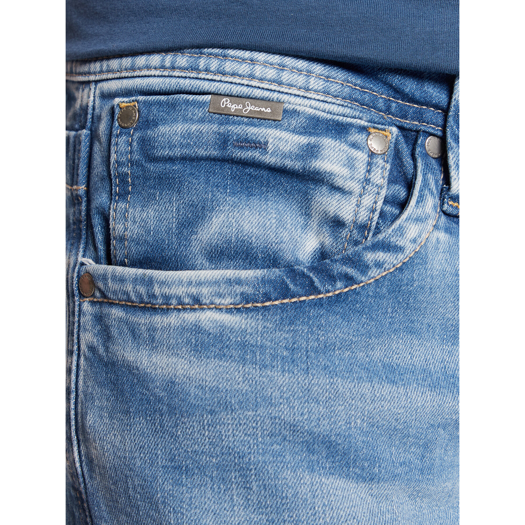 Pepe Jeans Jeansy Cash PM206318 Modrá Regular Fit - Pepit.cz