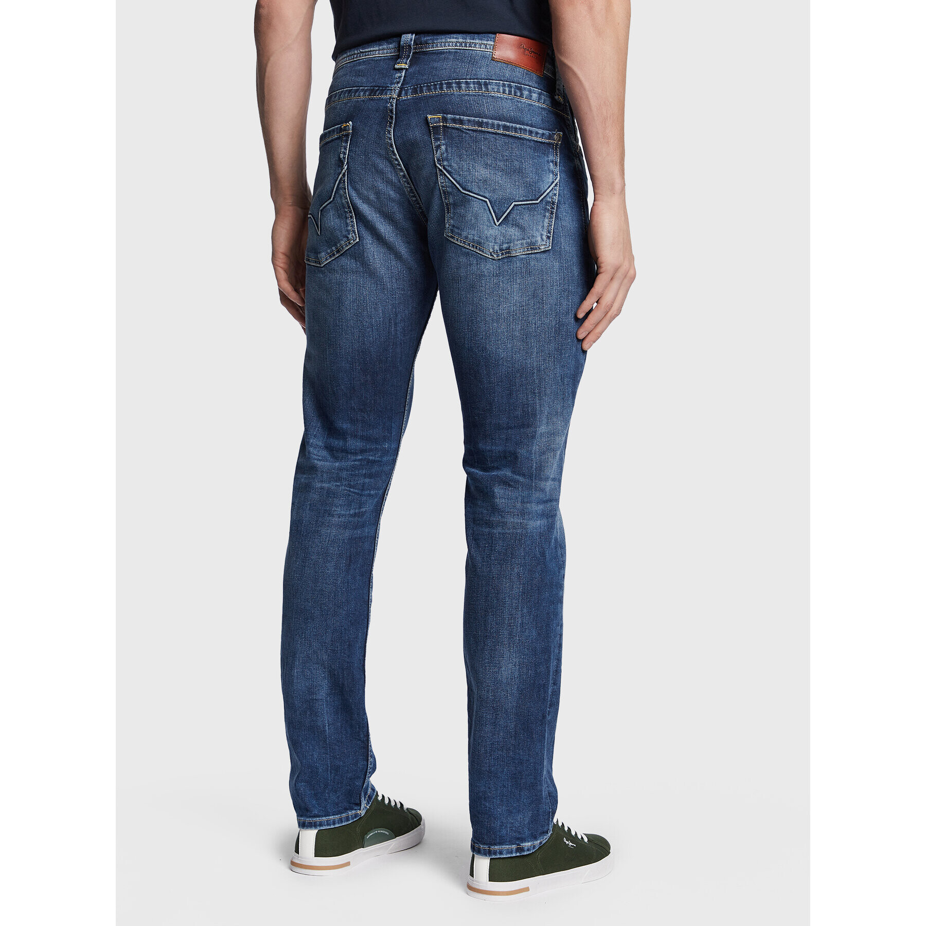 Pepe Jeans Jeansy Cash PM206318 Tmavomodrá Regular Fit - Pepit.cz