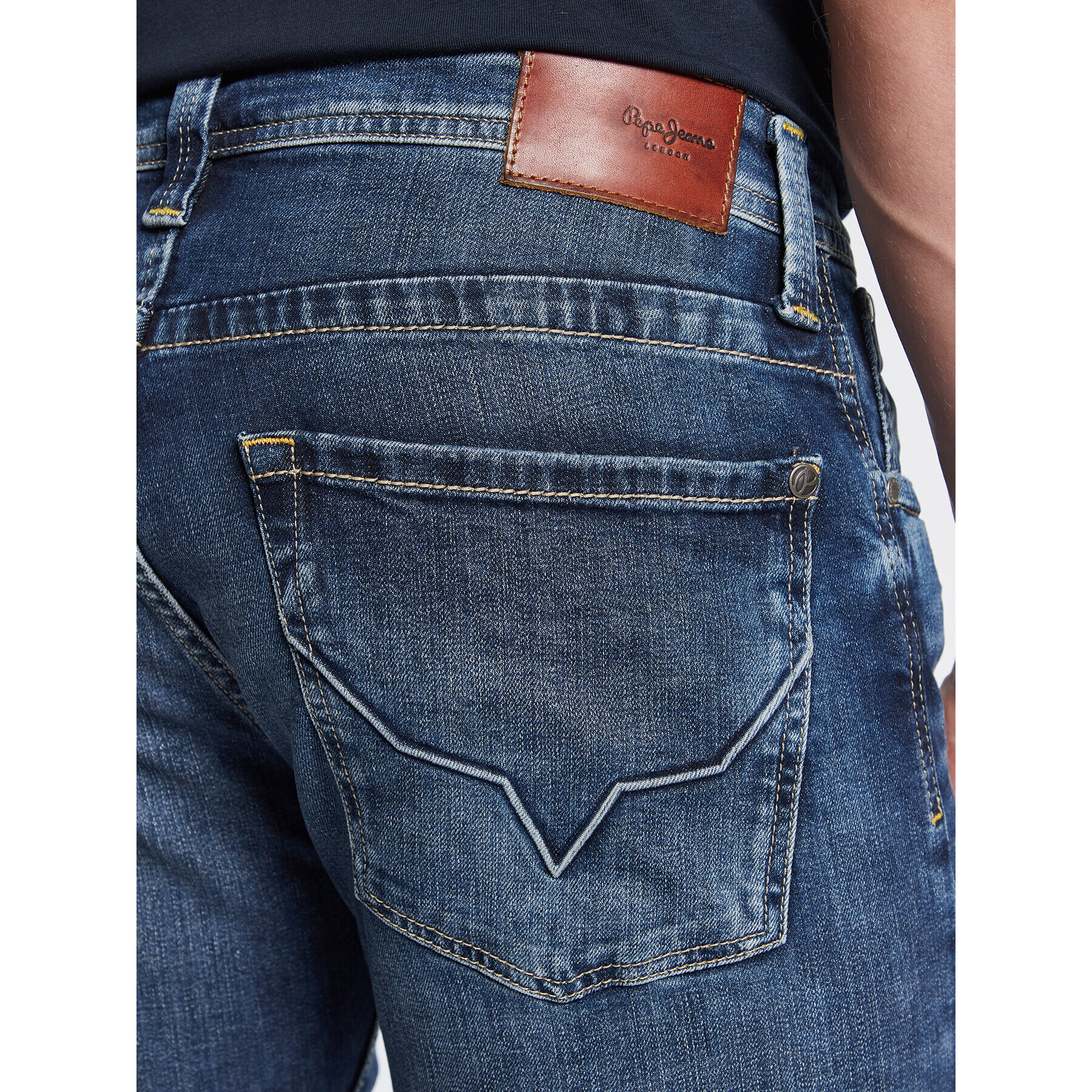 Pepe Jeans Jeansy Cash PM206318 Tmavomodrá Regular Fit - Pepit.cz