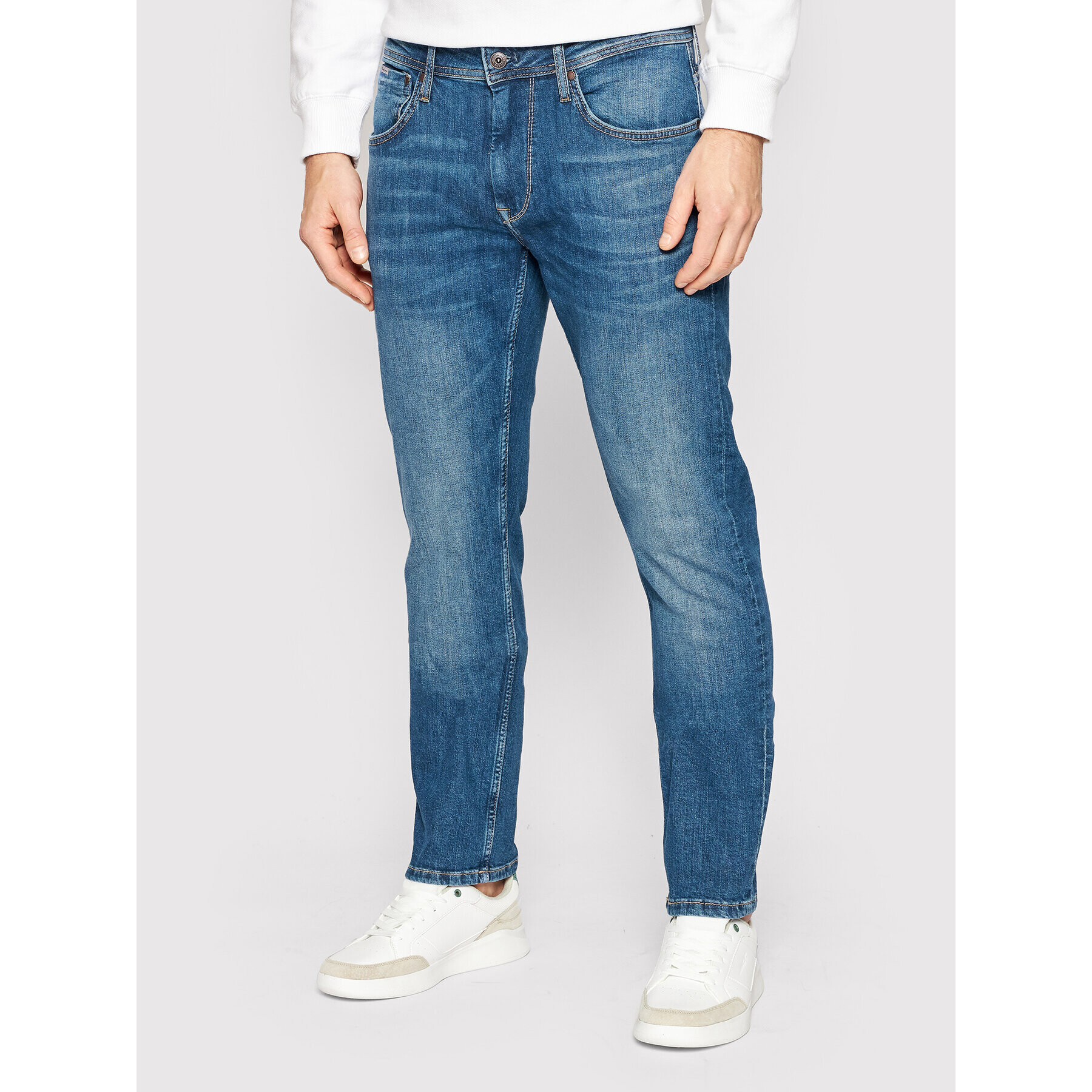 Pepe Jeans Jeansy Cash PM206319 Modrá Regular Fit - Pepit.cz