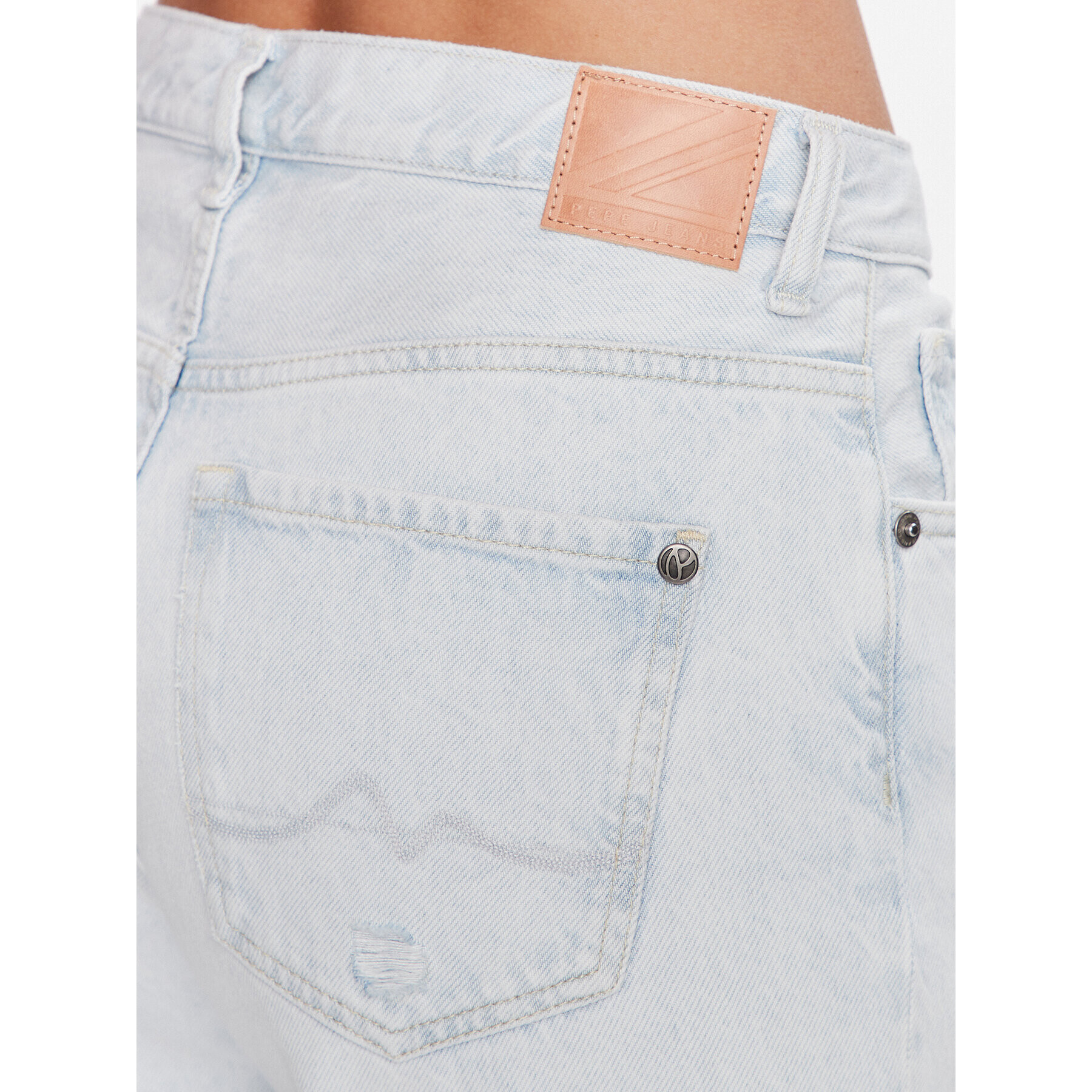 Pepe Jeans Jeansy Celyn Sky PL204410 Modrá Straight Fit - Pepit.cz