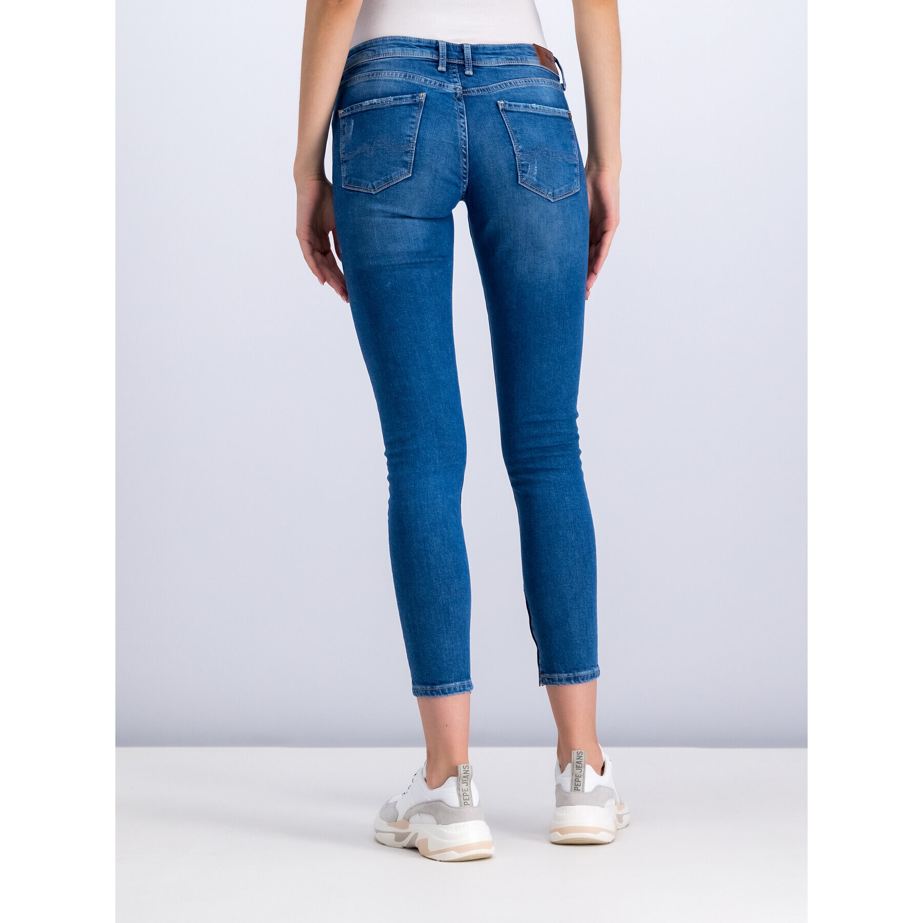 Pepe Jeans Jeansy Cher PL200969 Tmavomodrá Skinny Fit - Pepit.cz