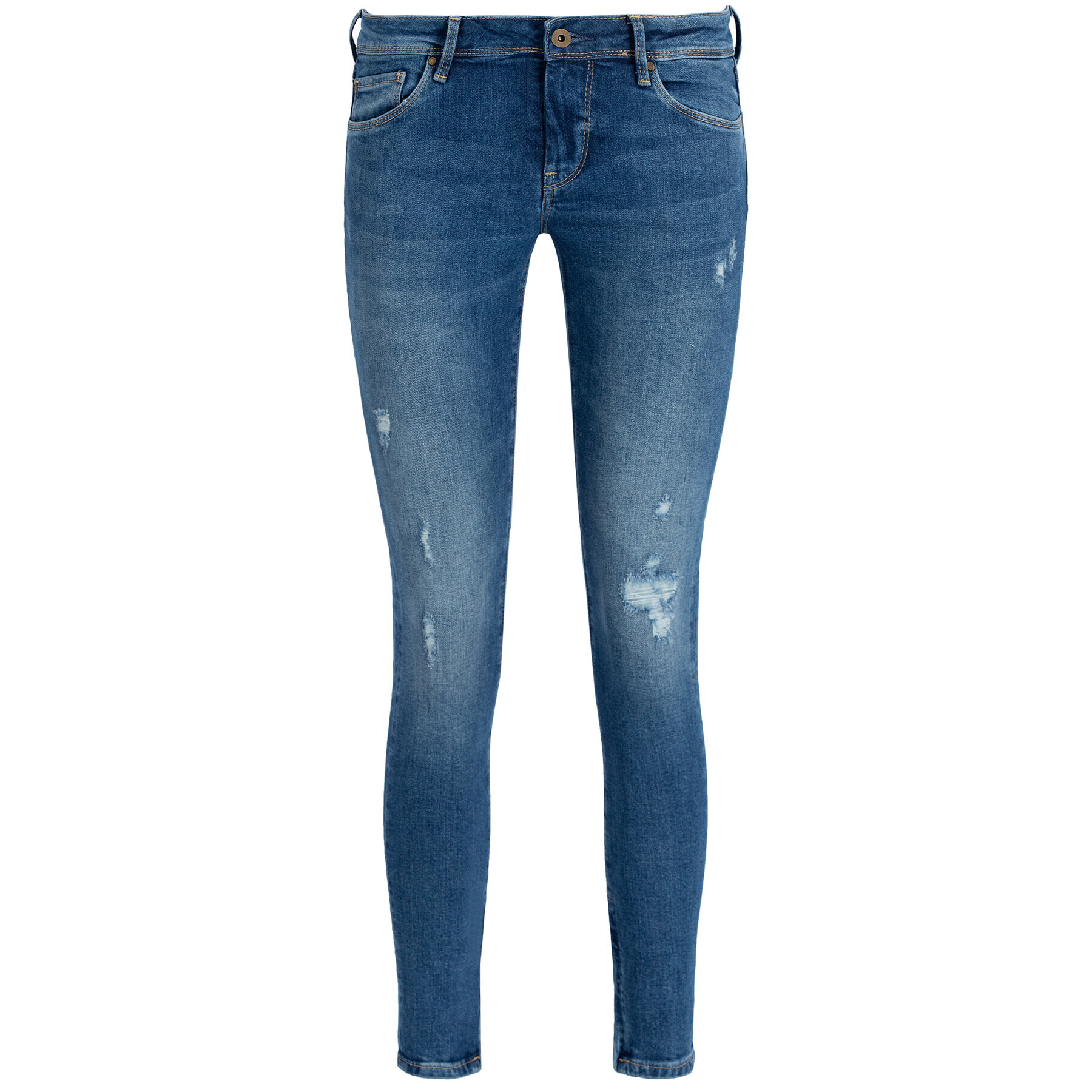 Pepe Jeans Jeansy Cher PL200969 Tmavomodrá Skinny Fit - Pepit.cz