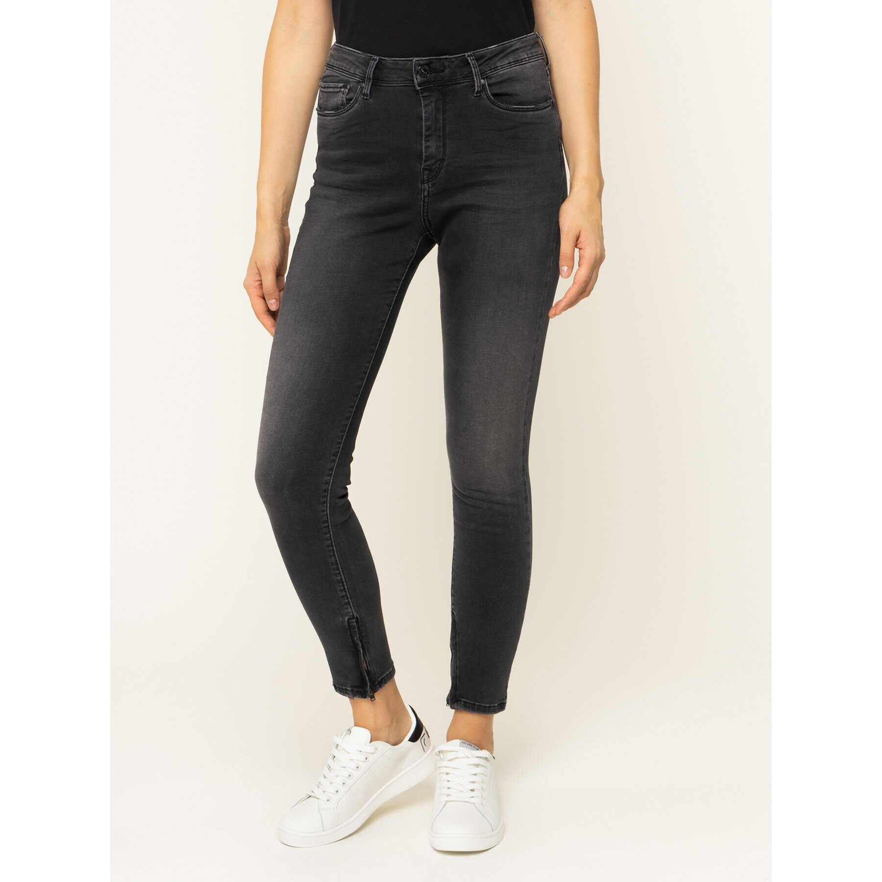 Pepe Jeans Jeansy Cher PL203384 Šedá Skinny Fit - Pepit.cz