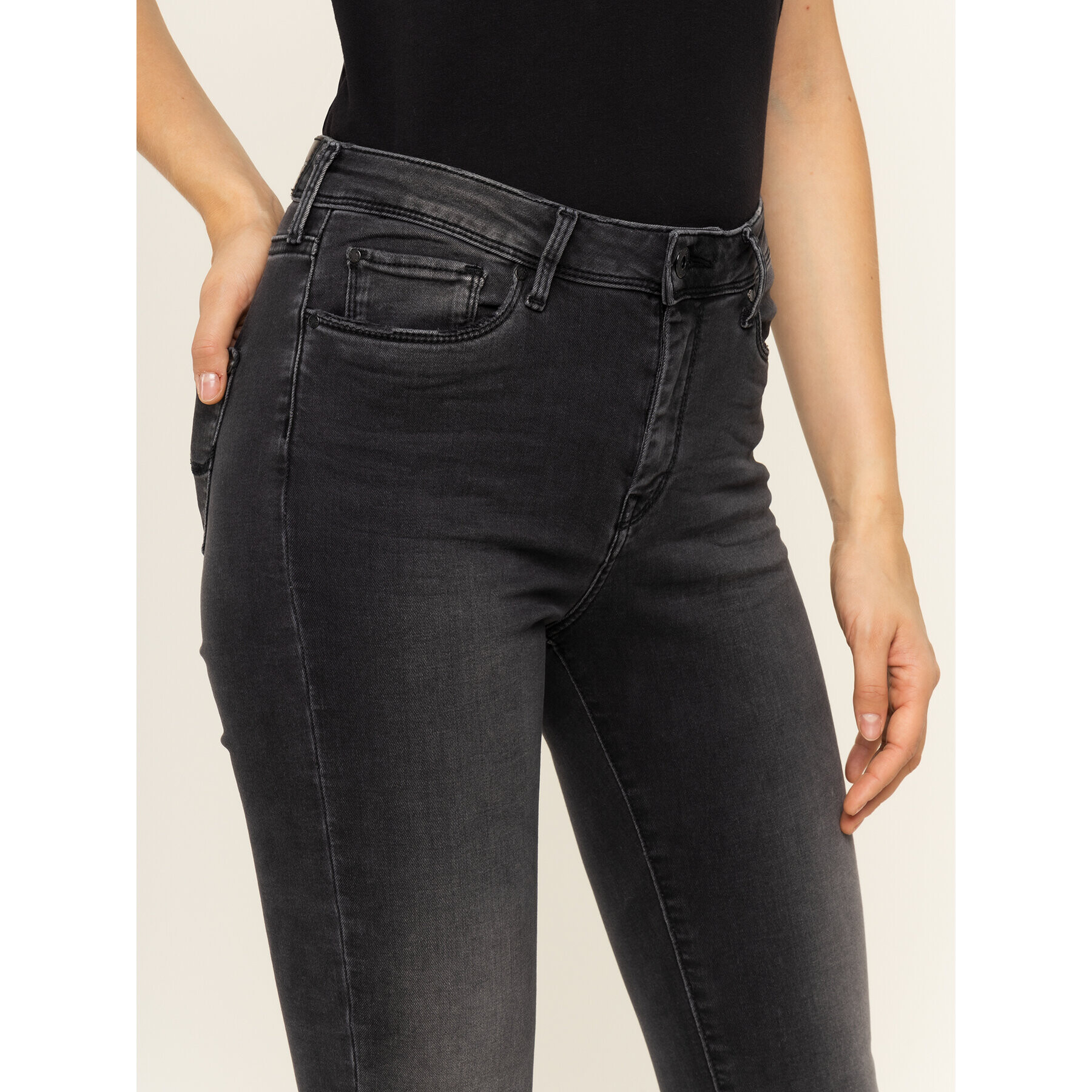 Pepe Jeans Jeansy Cher PL203384 Šedá Skinny Fit - Pepit.cz