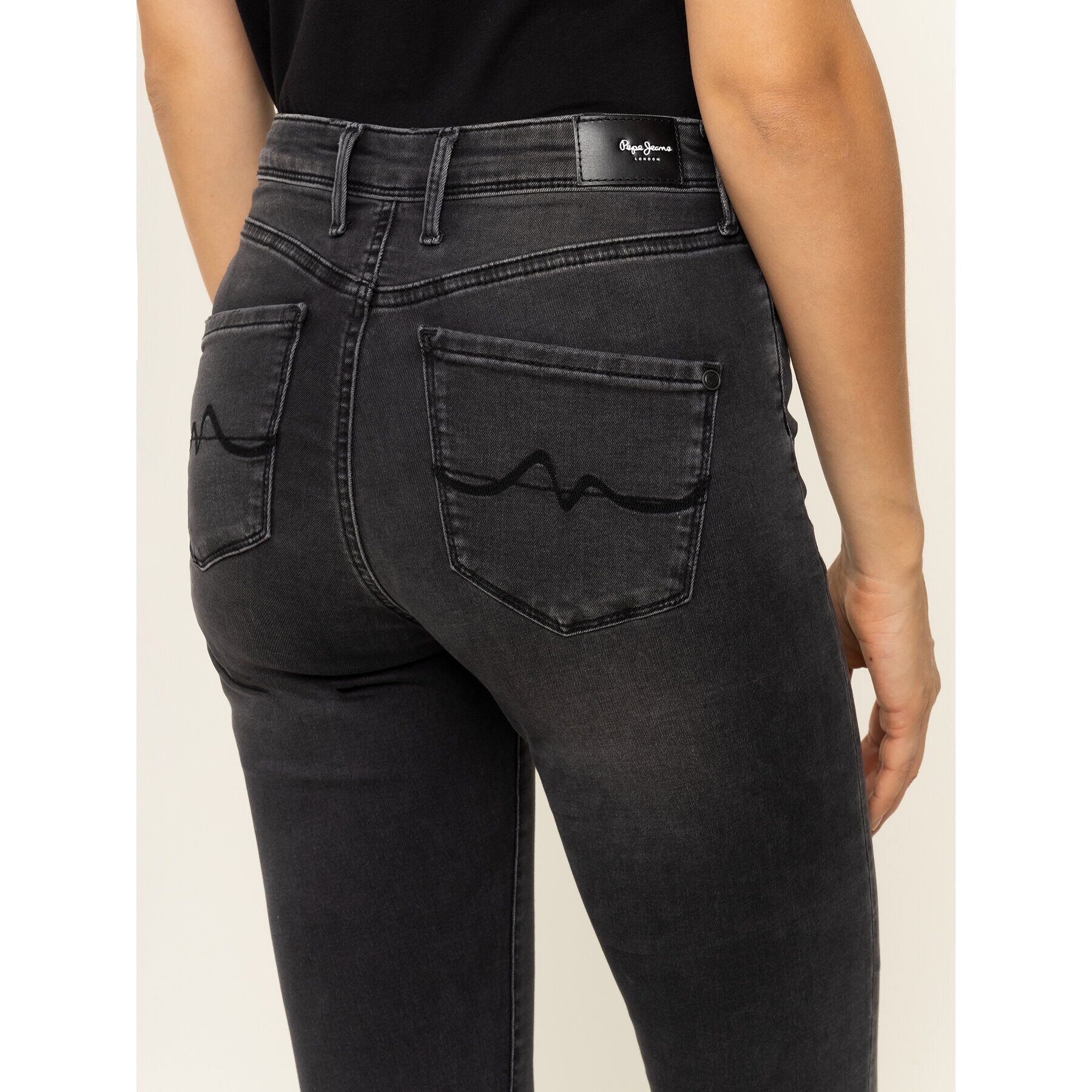 Pepe Jeans Jeansy Cher PL203384 Šedá Skinny Fit - Pepit.cz