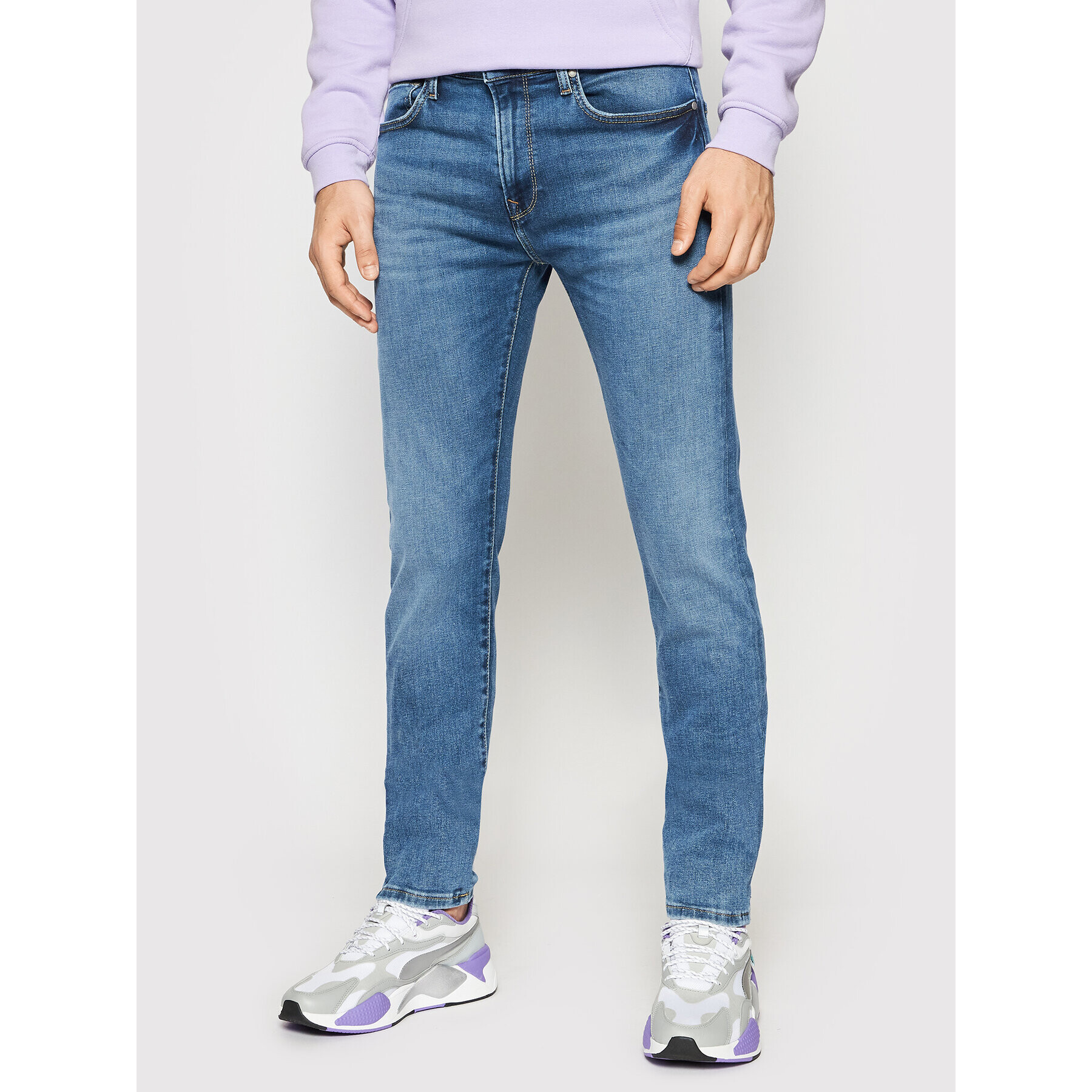 Pepe Jeans Jeansy Crane PM206255 Modrá Slim Taper Fit - Pepit.cz