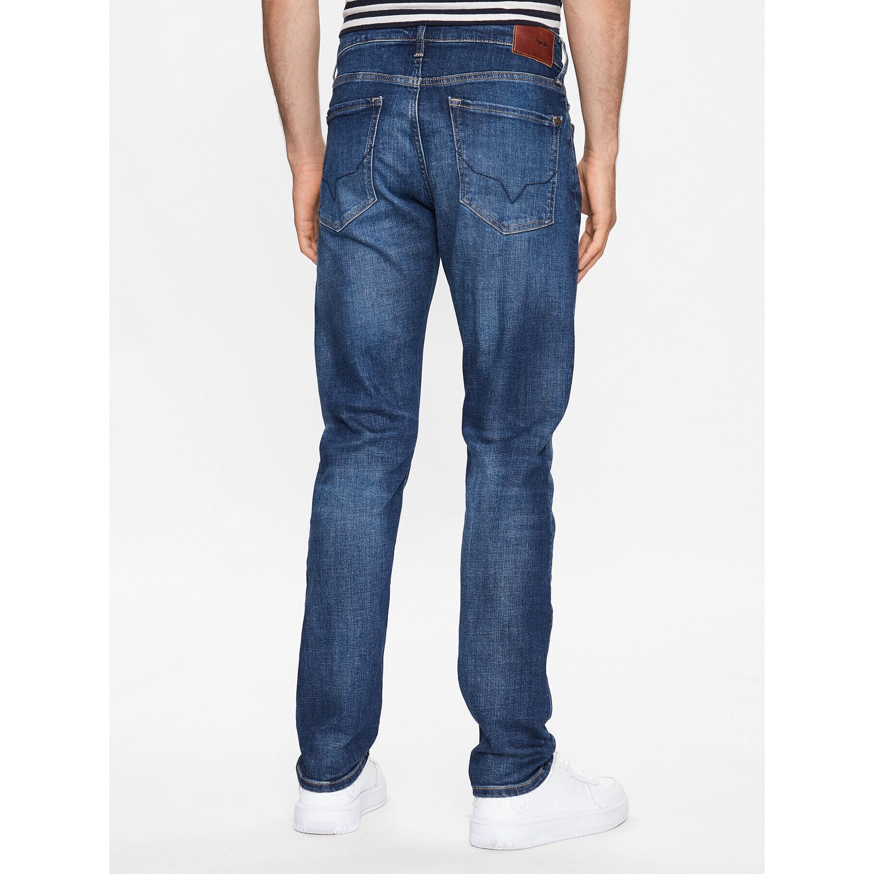 Pepe Jeans Jeansy Crane PM206522 Modrá Taper Fit - Pepit.cz