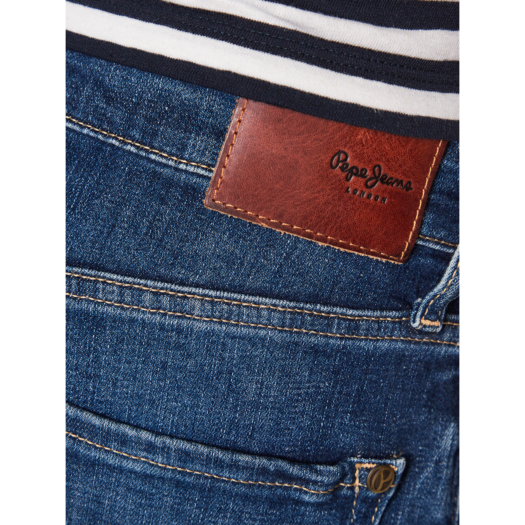 Pepe Jeans Jeansy Crane PM206522 Modrá Taper Fit - Pepit.cz