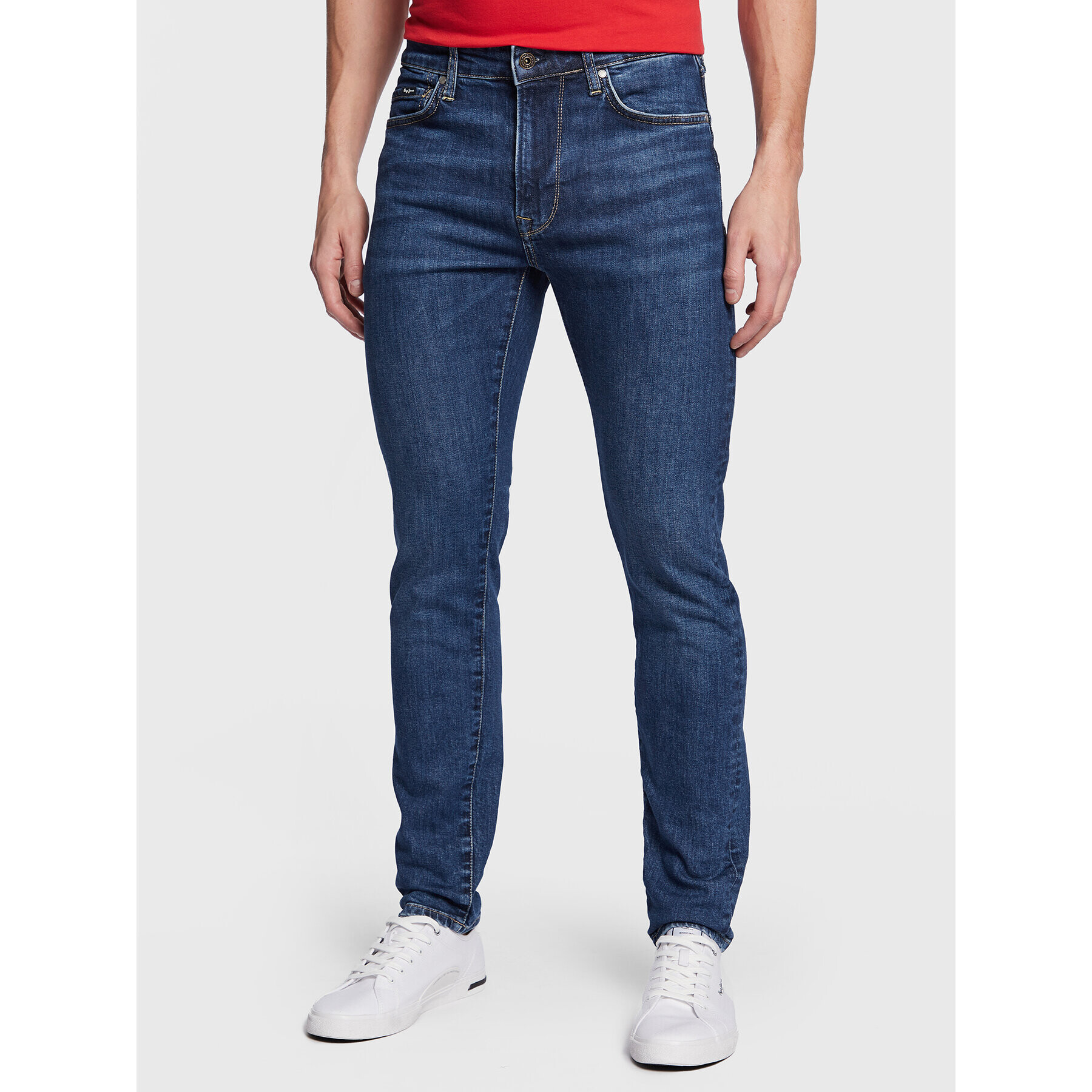 Pepe Jeans Jeansy Crane PM206522 Tmavomodrá Taper Fit - Pepit.cz