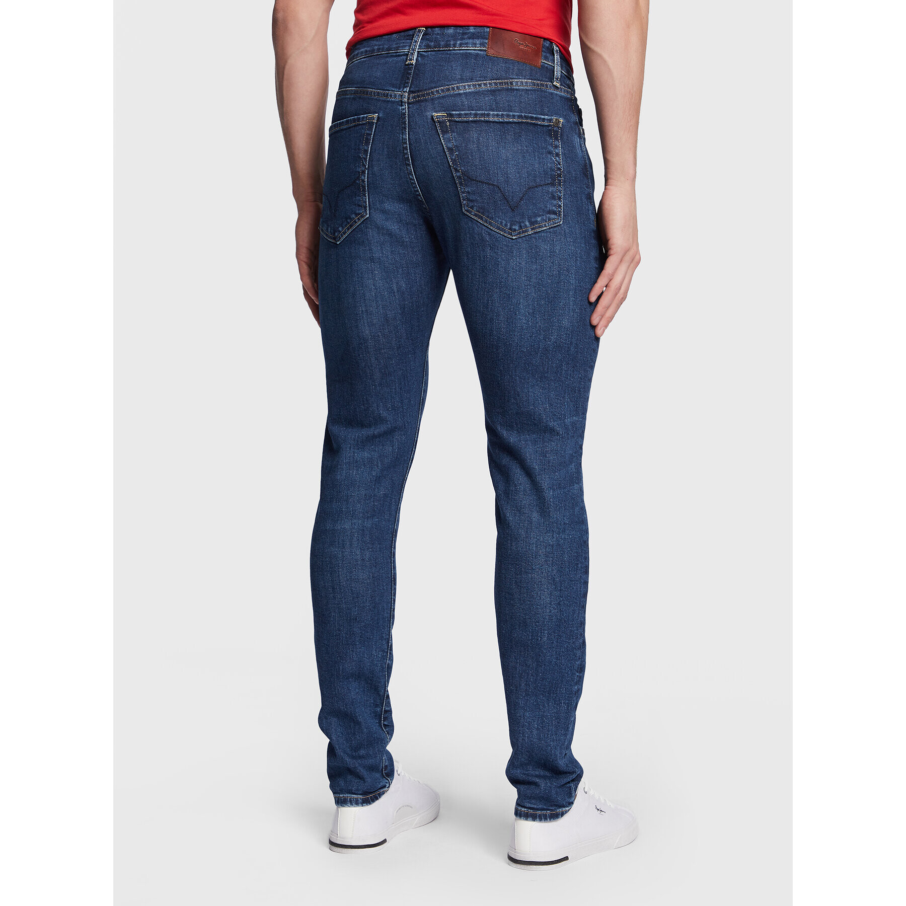 Pepe Jeans Jeansy Crane PM206522 Tmavomodrá Taper Fit - Pepit.cz