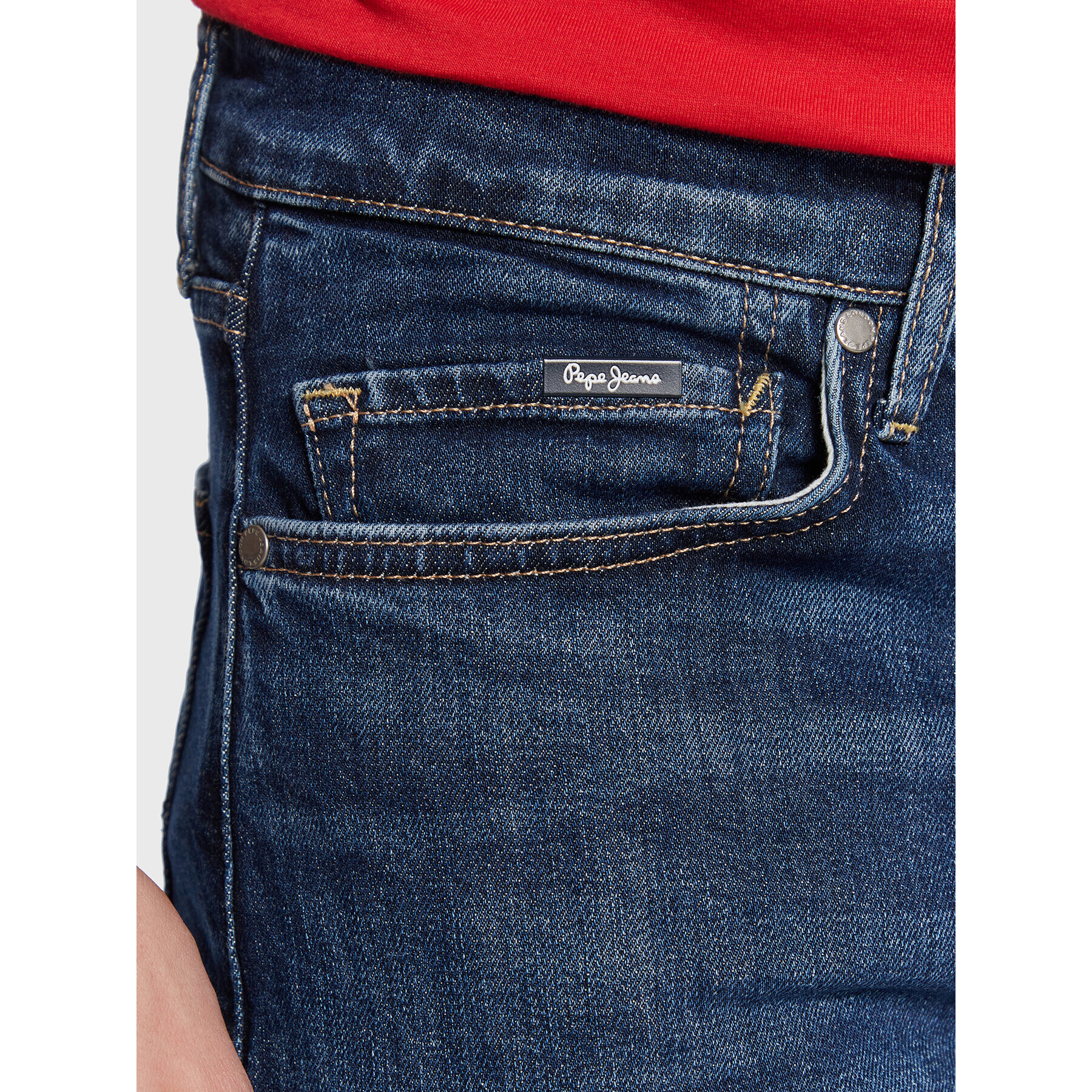 Pepe Jeans Jeansy Crane PM206522 Tmavomodrá Taper Fit - Pepit.cz