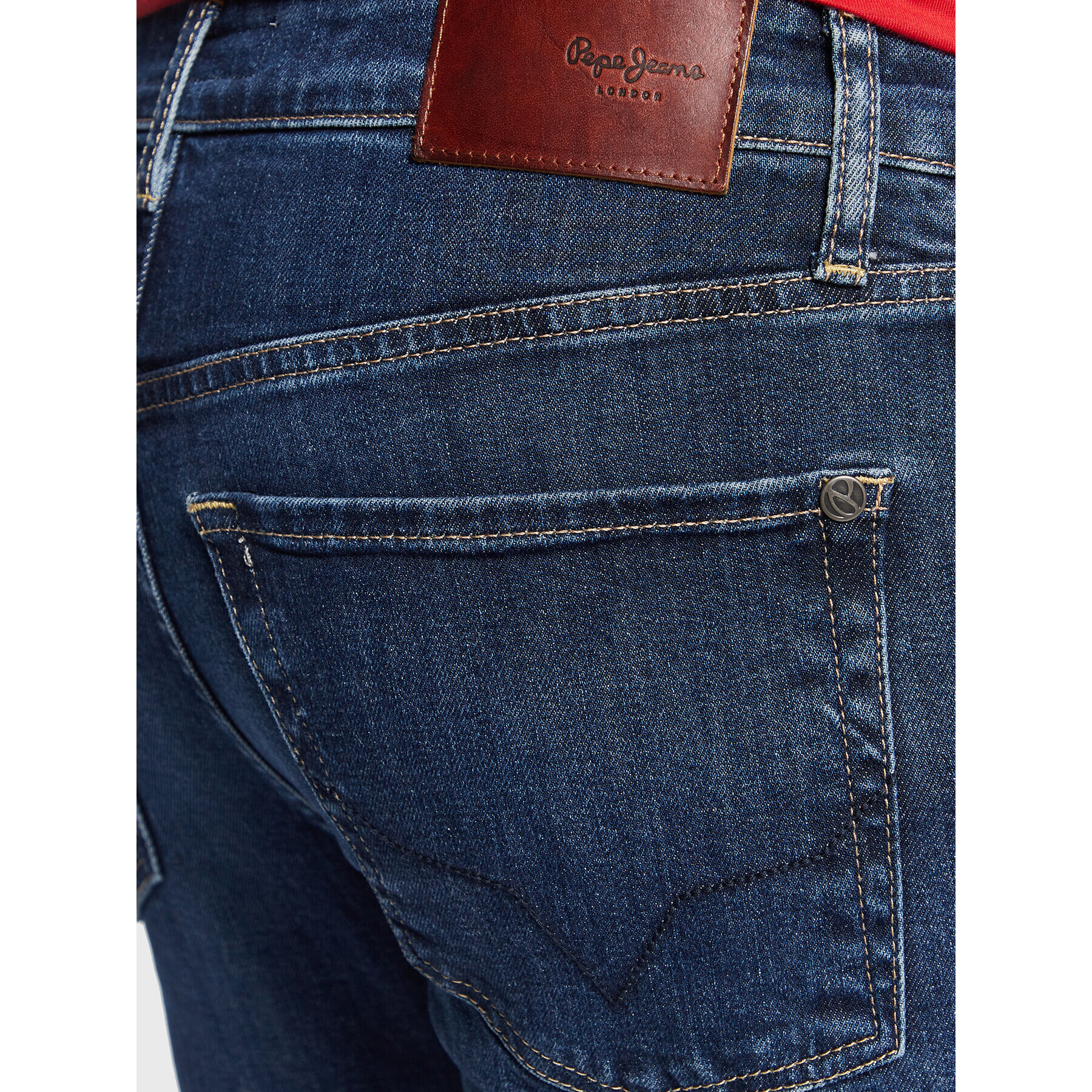 Pepe Jeans Jeansy Crane PM206522 Tmavomodrá Taper Fit - Pepit.cz