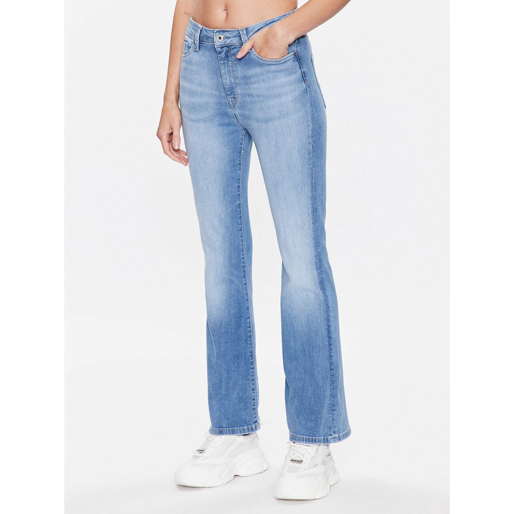 Pepe Jeans Jeansy Dion Flare PL204156MI1 Modrá Flare Fit - Pepit.cz