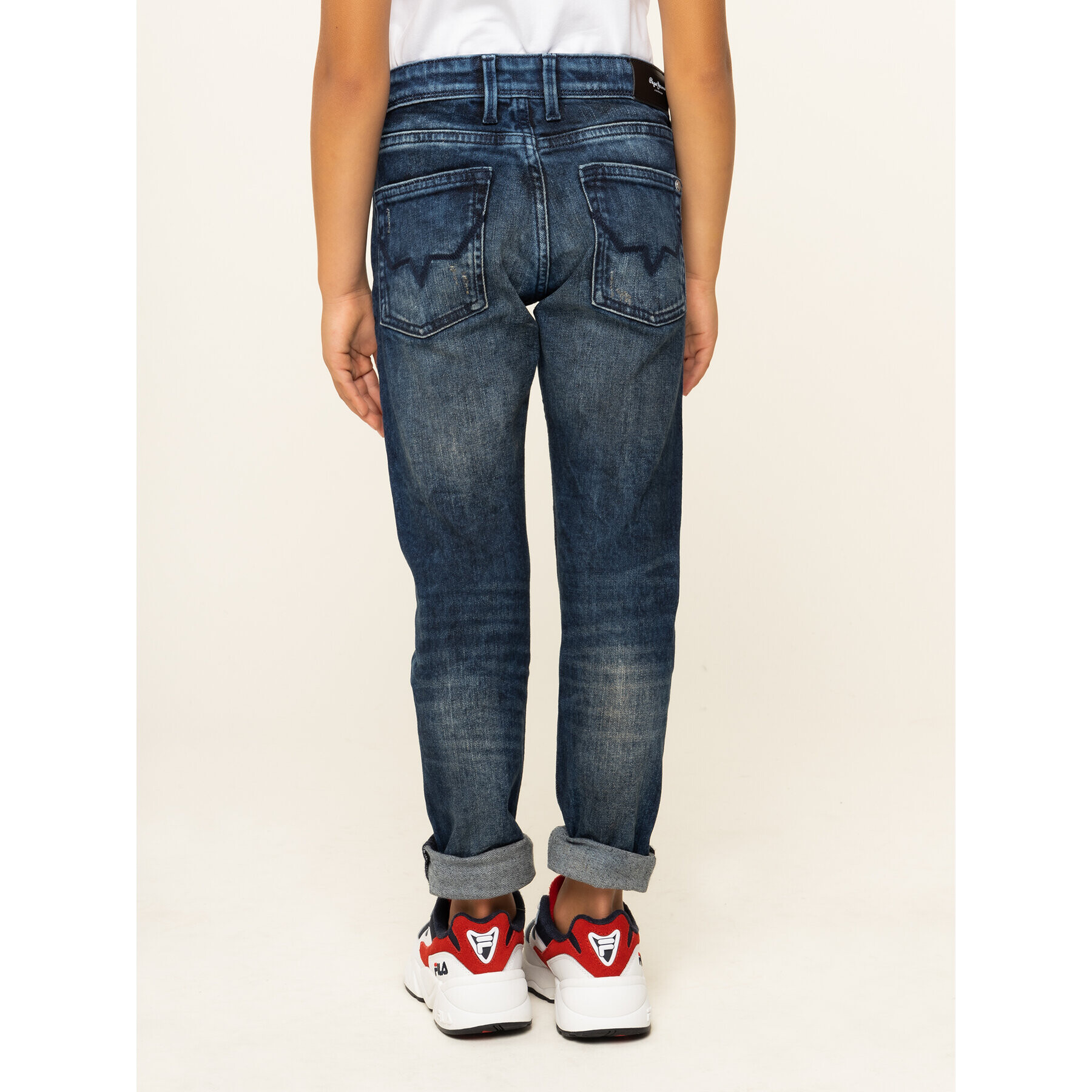 Pepe Jeans Jeansy Djo PB201470 Tmavomodrá Skinny Fit - Pepit.cz