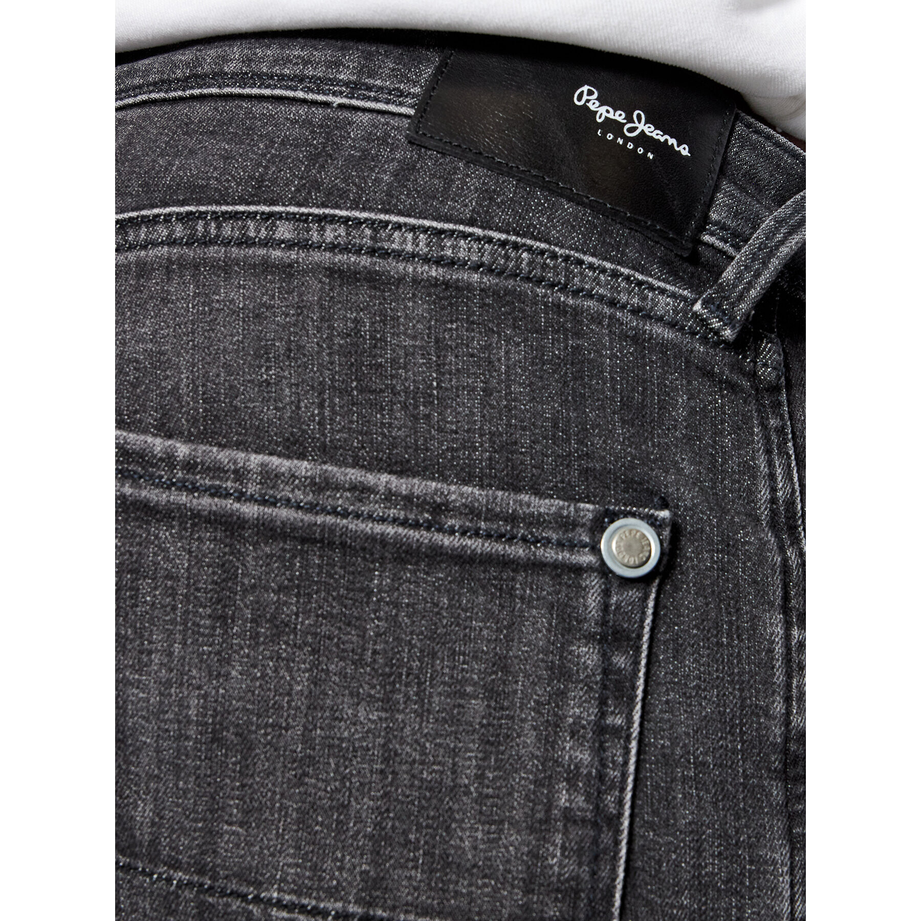 Pepe Jeans Jeansy Finsbury PM200338 Černá Skinny Fit - Pepit.cz