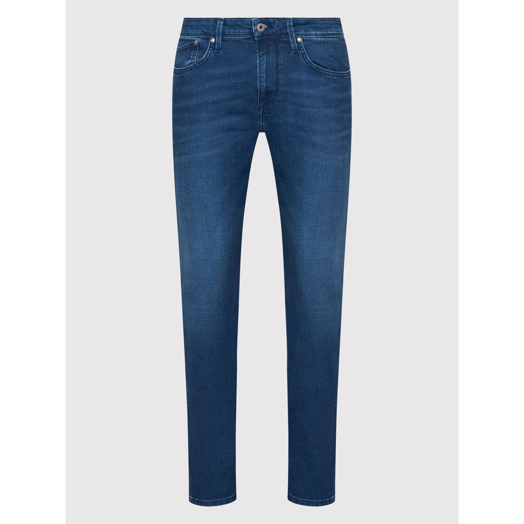 Pepe Jeans Jeansy Finsbury PM200338 Modrá Skinny Fit - Pepit.cz