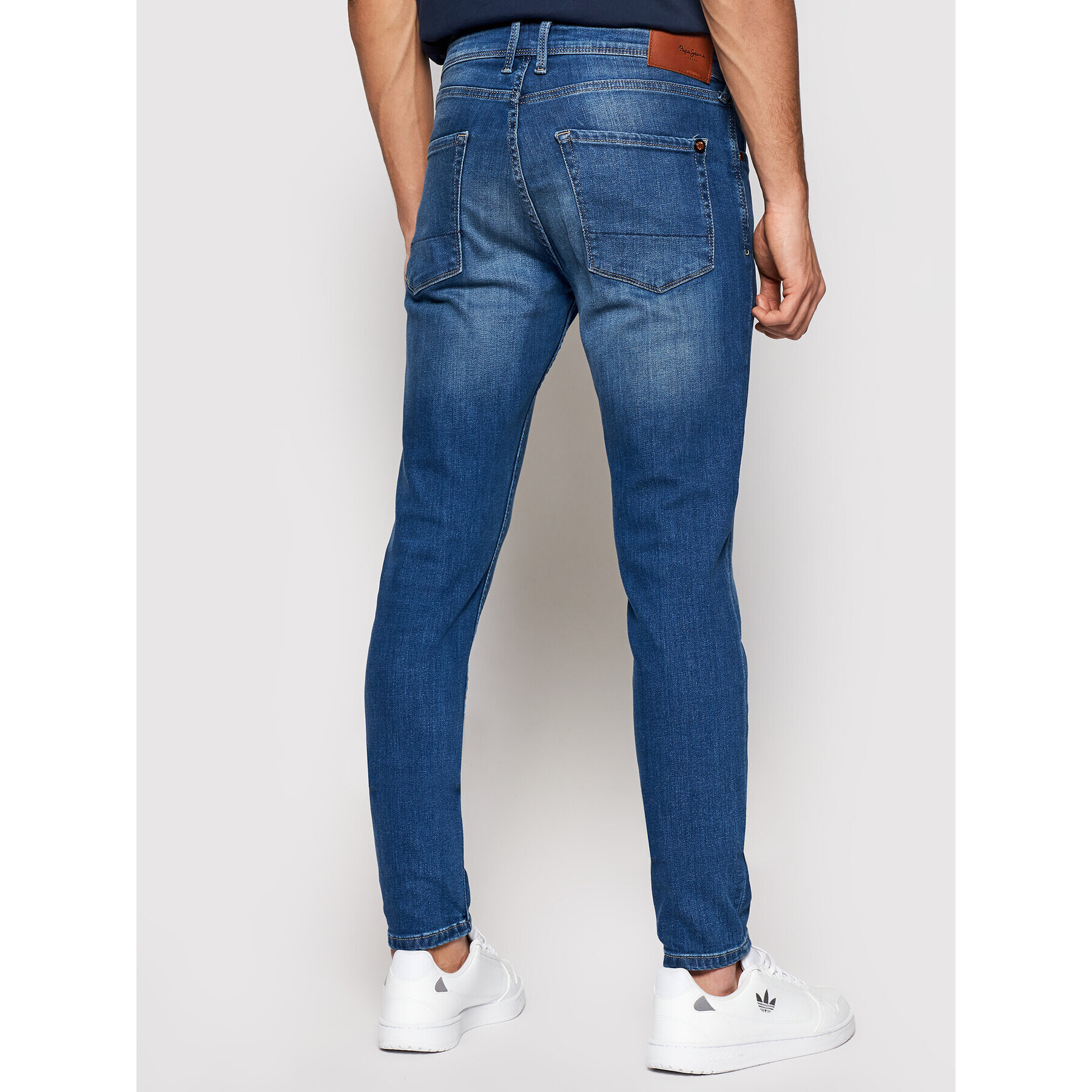 Pepe Jeans Jeansy Finsbury PM200338 Modrá Skinny Fit - Pepit.cz