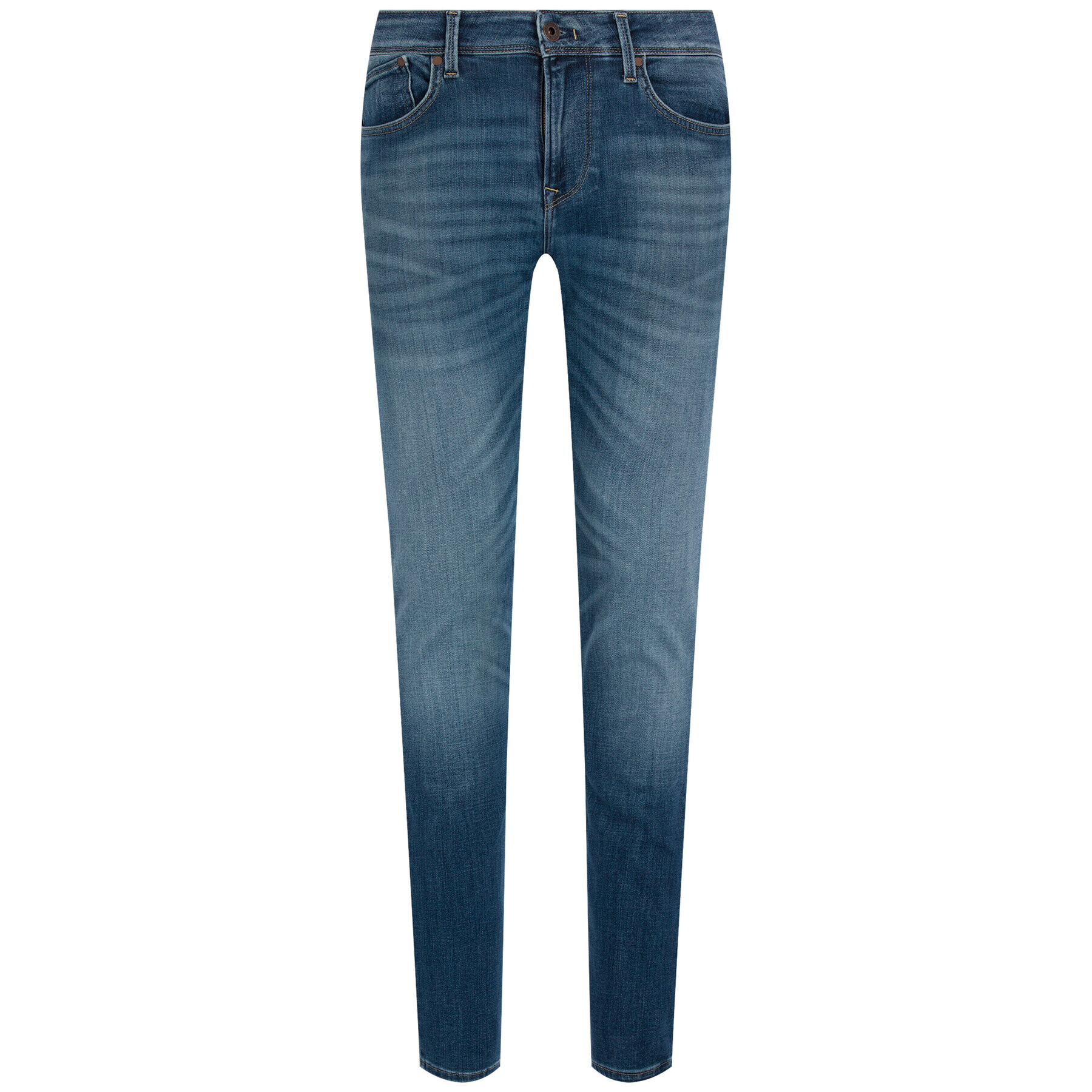 Pepe Jeans Jeansy Finsbury PM200338 Tmavomodrá Skinny Fit - Pepit.cz