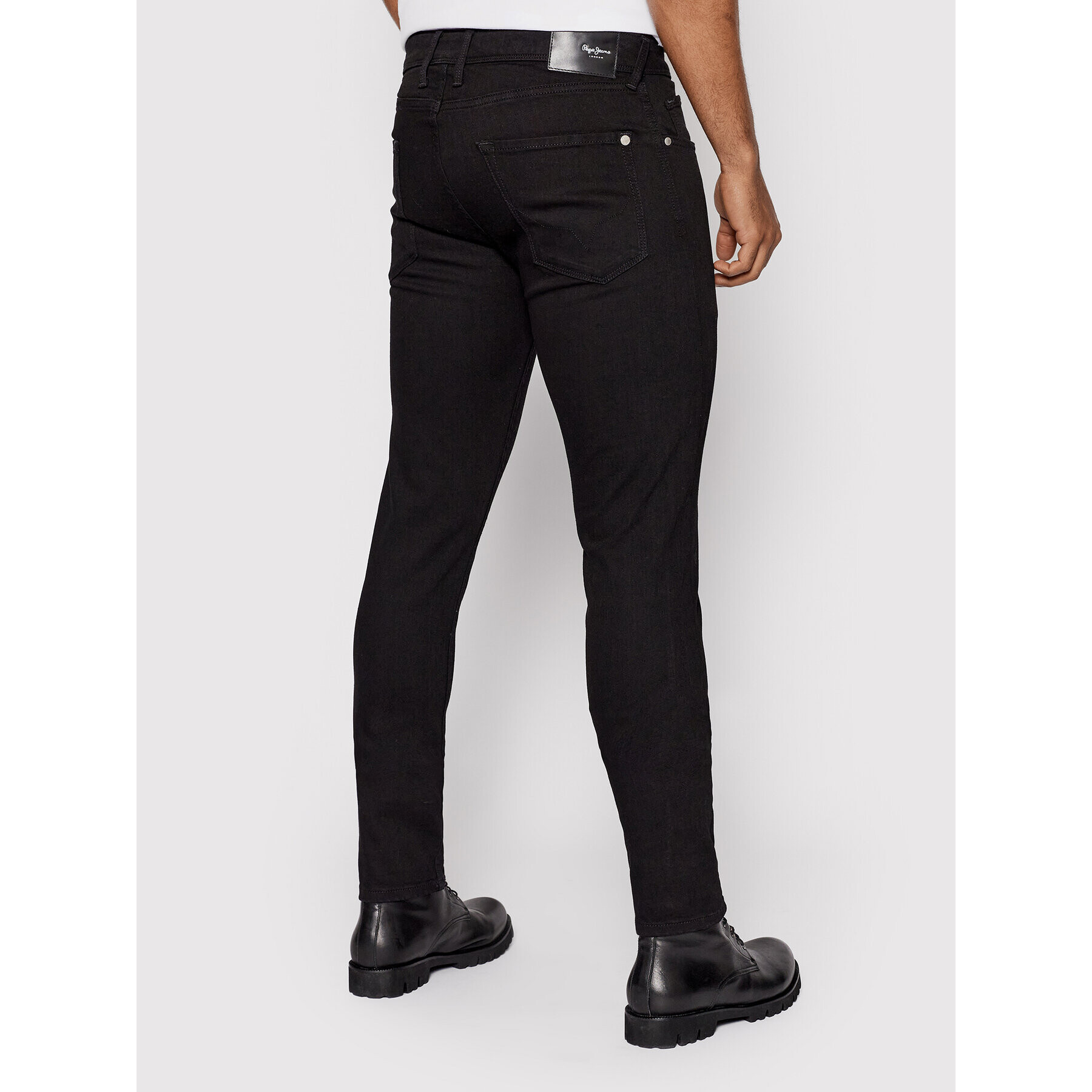 Pepe Jeans Jeansy Finsbury PM206321 Černá Skinny Fit - Pepit.cz