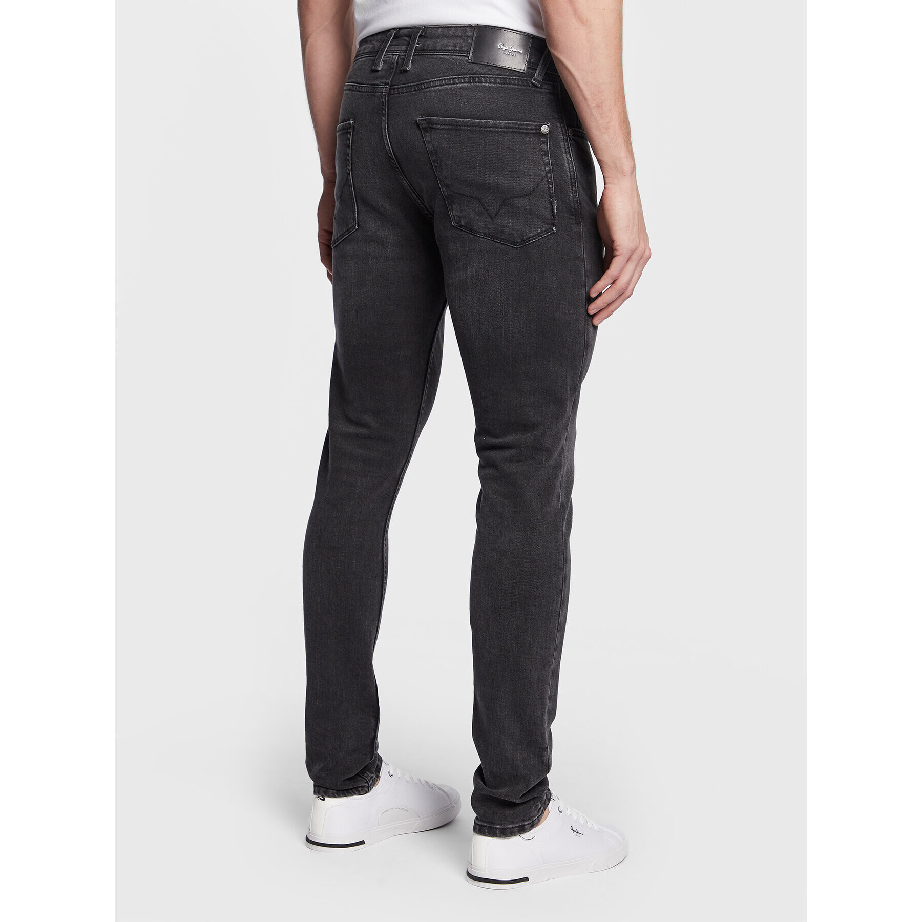 Pepe Jeans Jeansy Finsbury PM206321 Černá Skinny Fit - Pepit.cz