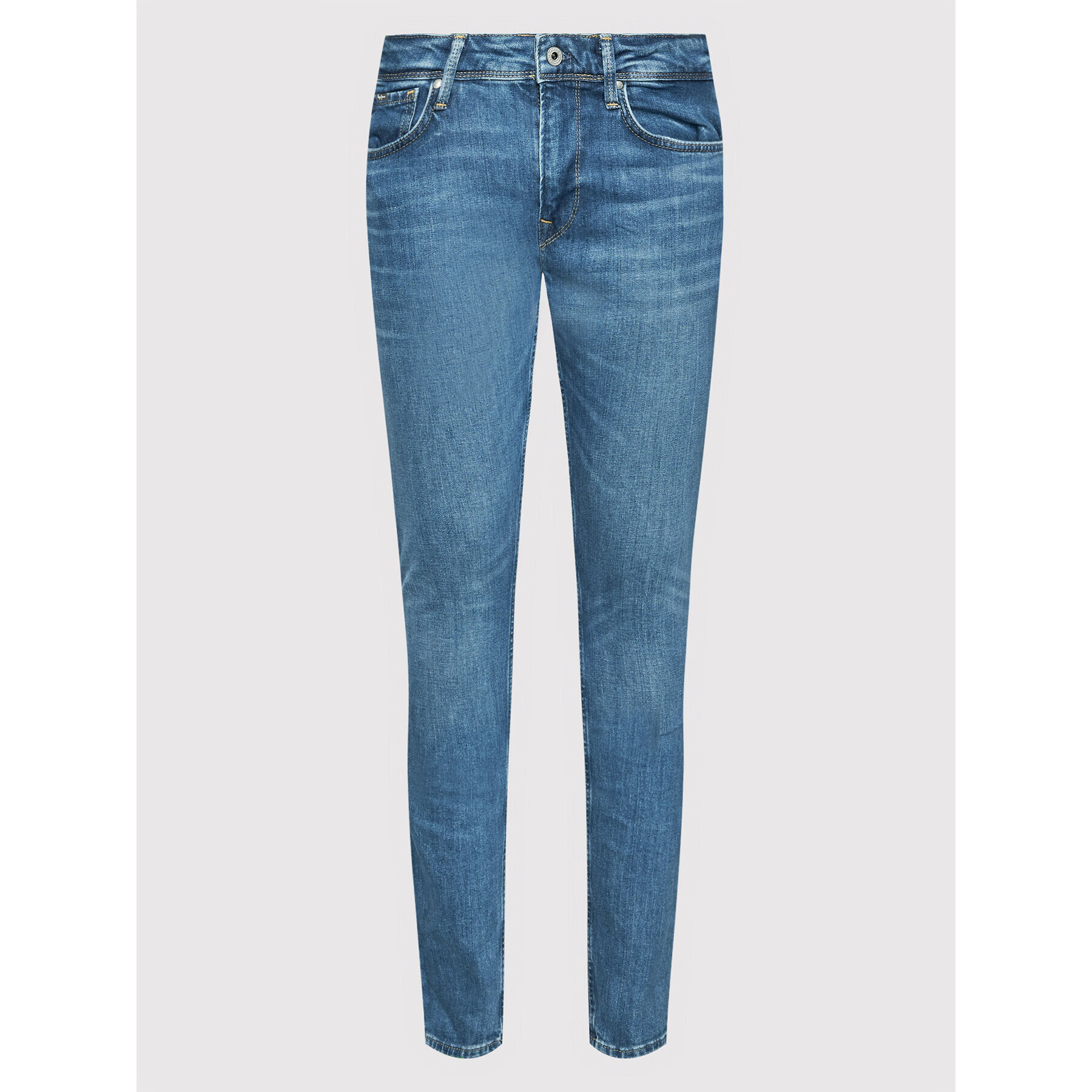 Pepe Jeans Jeansy Finsbury PM206321 Modrá Skinny Fit - Pepit.cz