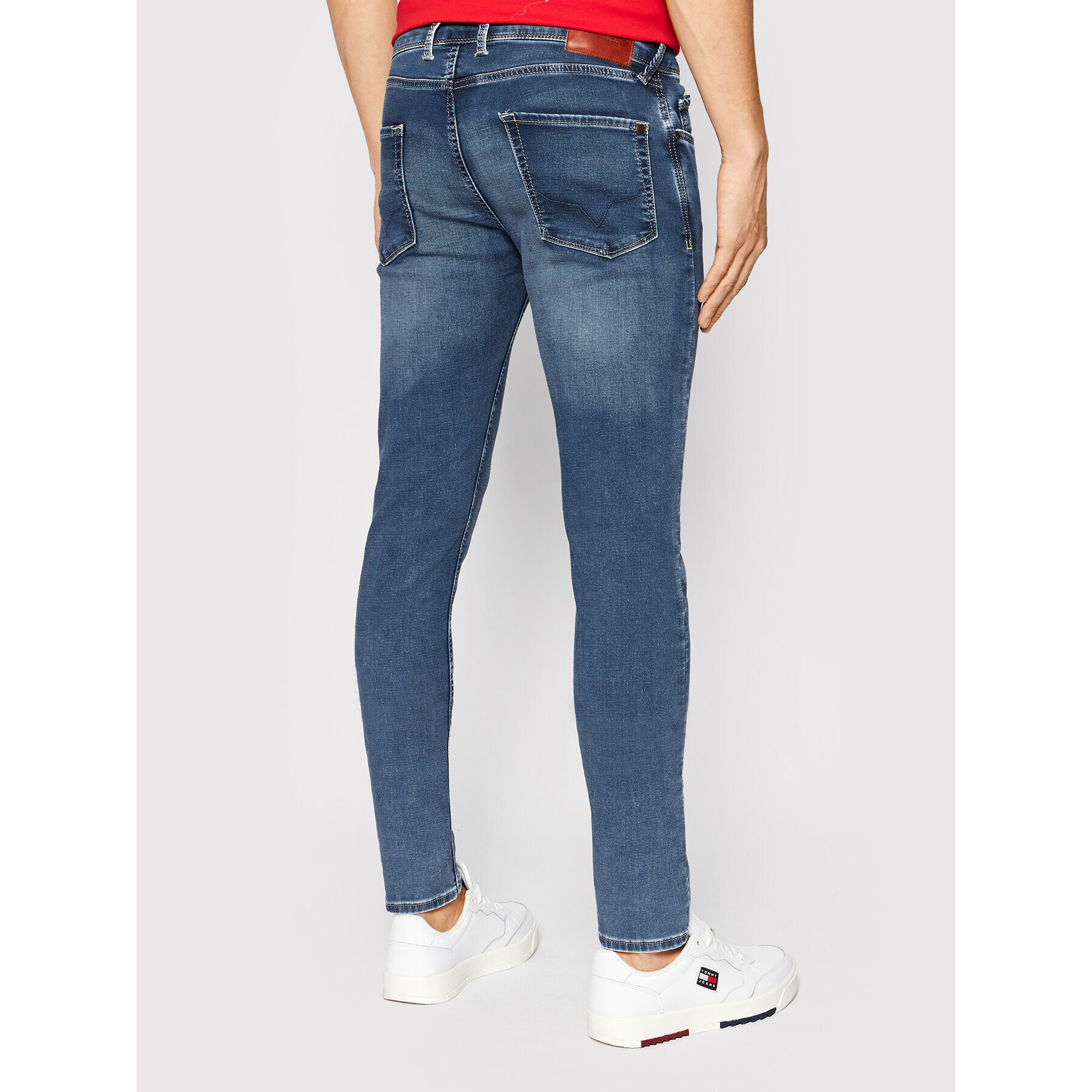 Pepe Jeans Jeansy Finsbury PM206321 Modrá Skinny Fit - Pepit.cz