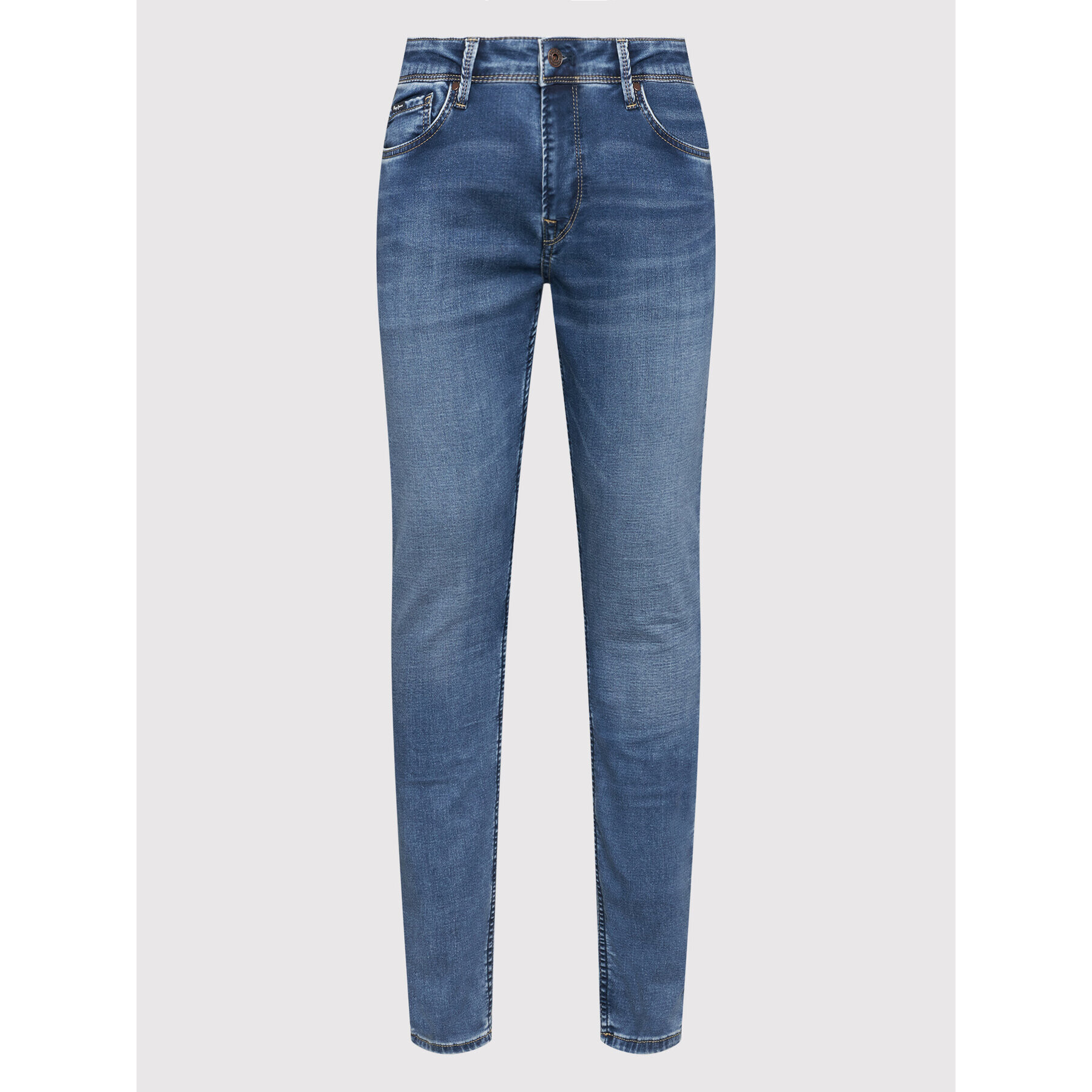 Pepe Jeans Jeansy Finsbury PM206321 Modrá Skinny Fit - Pepit.cz