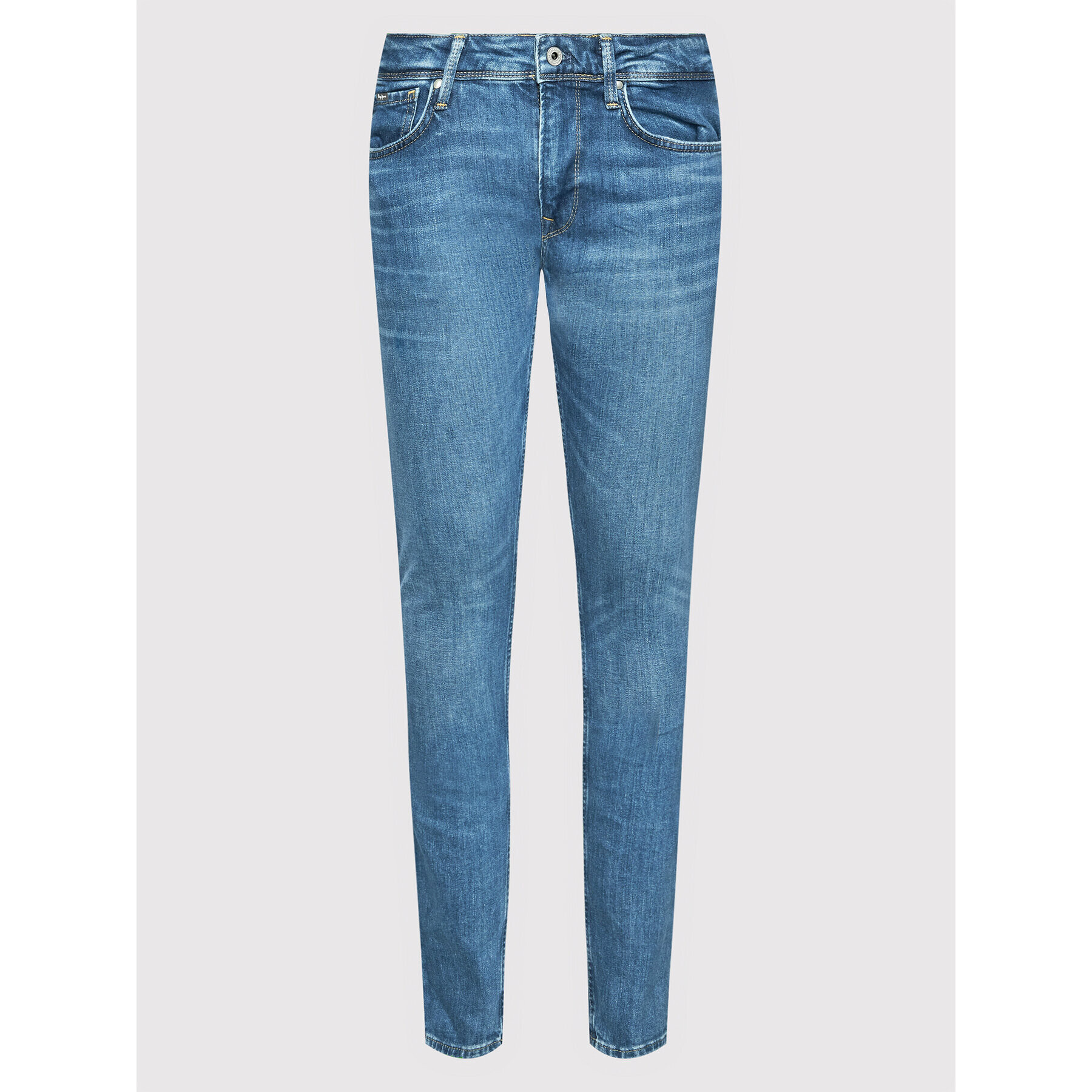 Pepe Jeans Jeansy Finsbury PM206321 Modrá Skinny Fit - Pepit.cz