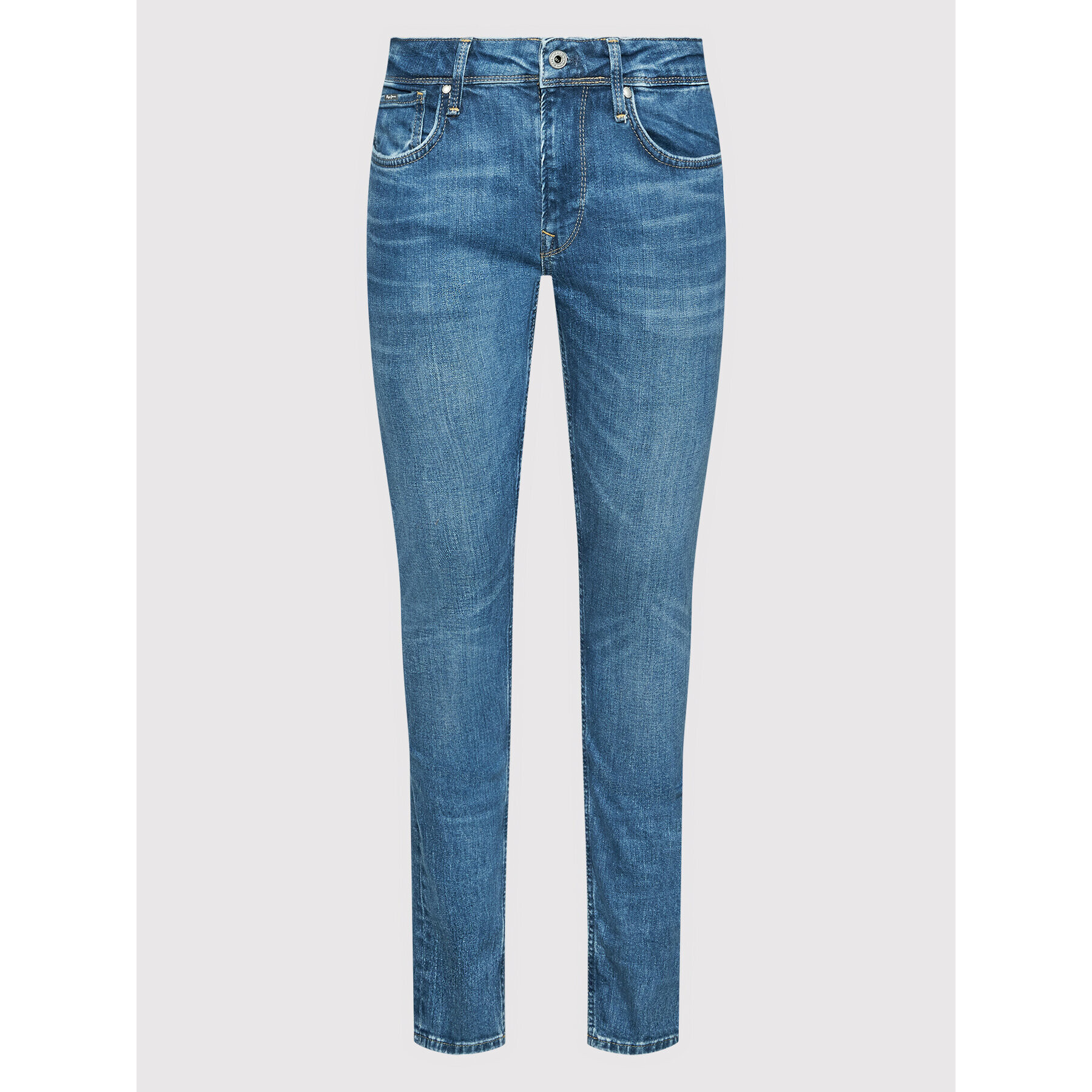 Pepe Jeans Jeansy Finsbury PM206321 Modrá Skinny Fit - Pepit.cz