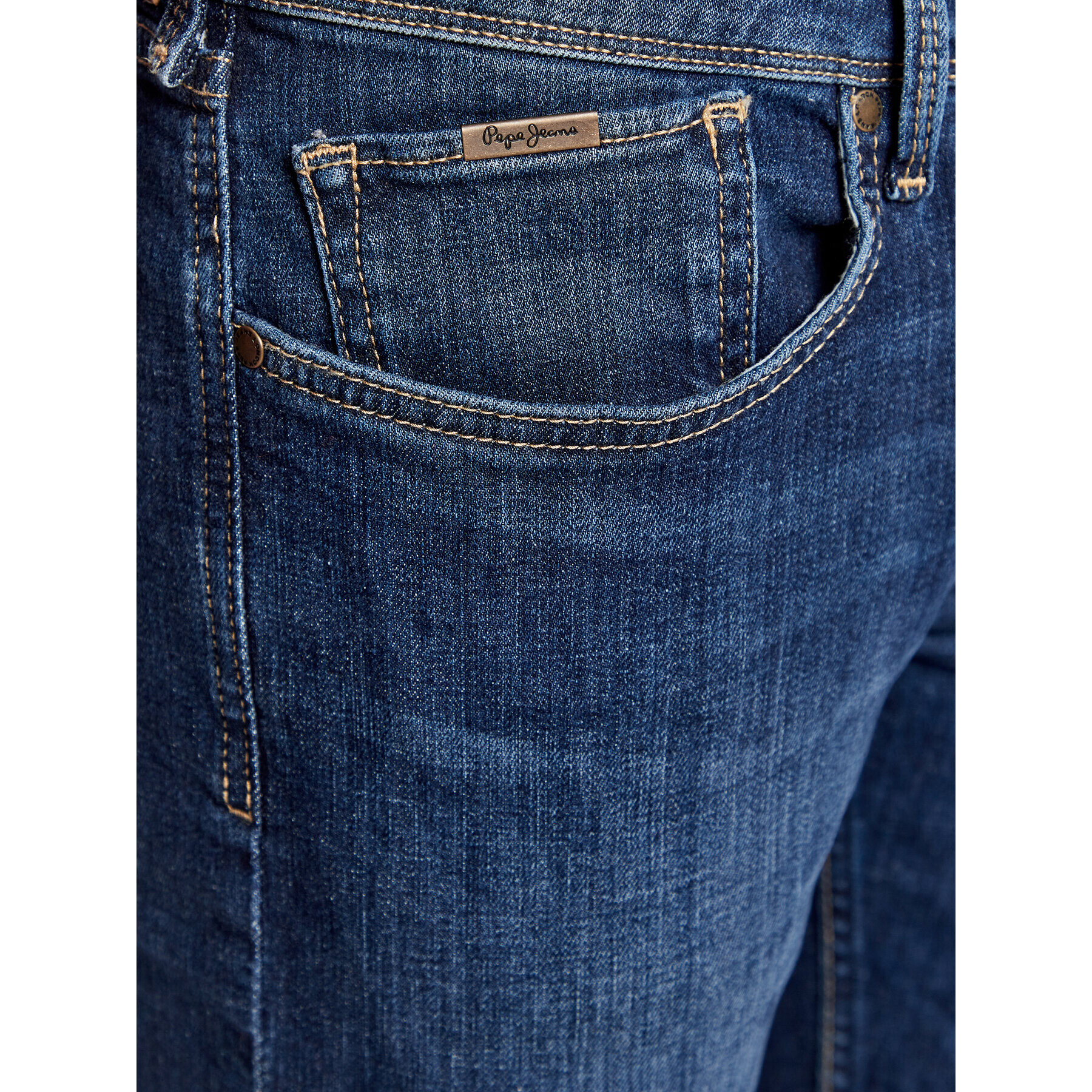 Pepe Jeans Jeansy Finsbury PM206321 Modrá Skinny Fit - Pepit.cz