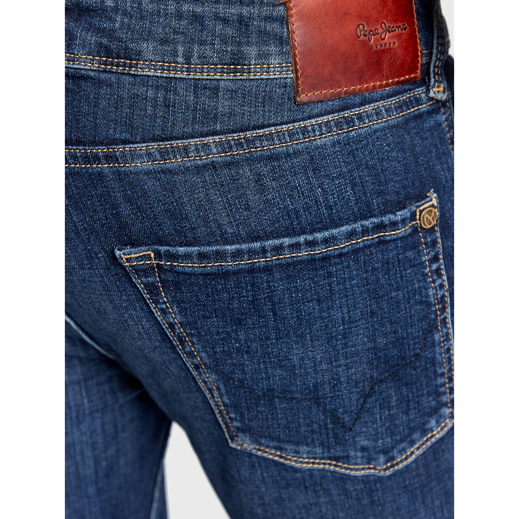 Pepe Jeans Jeansy Finsbury PM206321 Modrá Skinny Fit - Pepit.cz