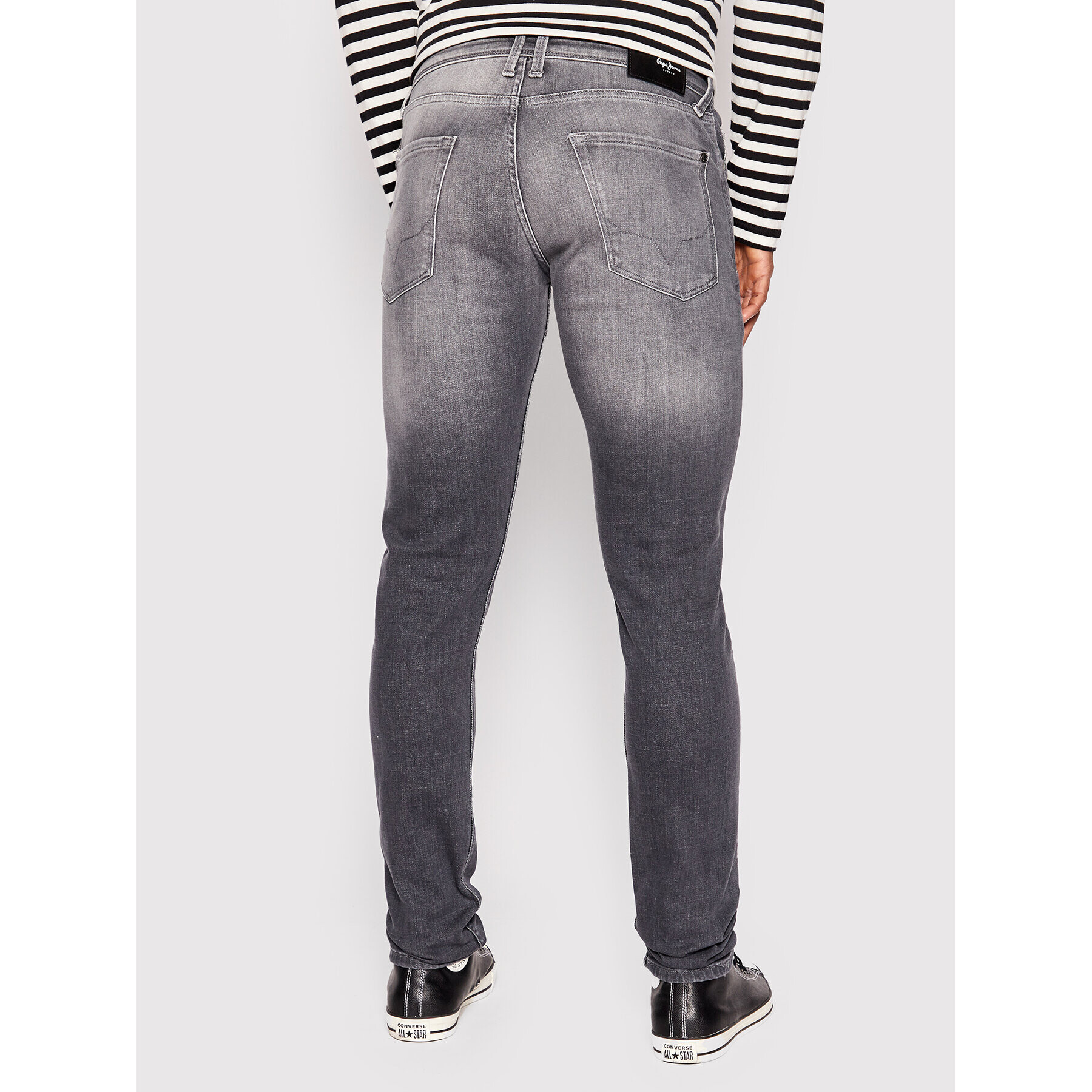 Pepe Jeans Jeansy Finsbury PM206321 Šedá Skinny Fit - Pepit.cz