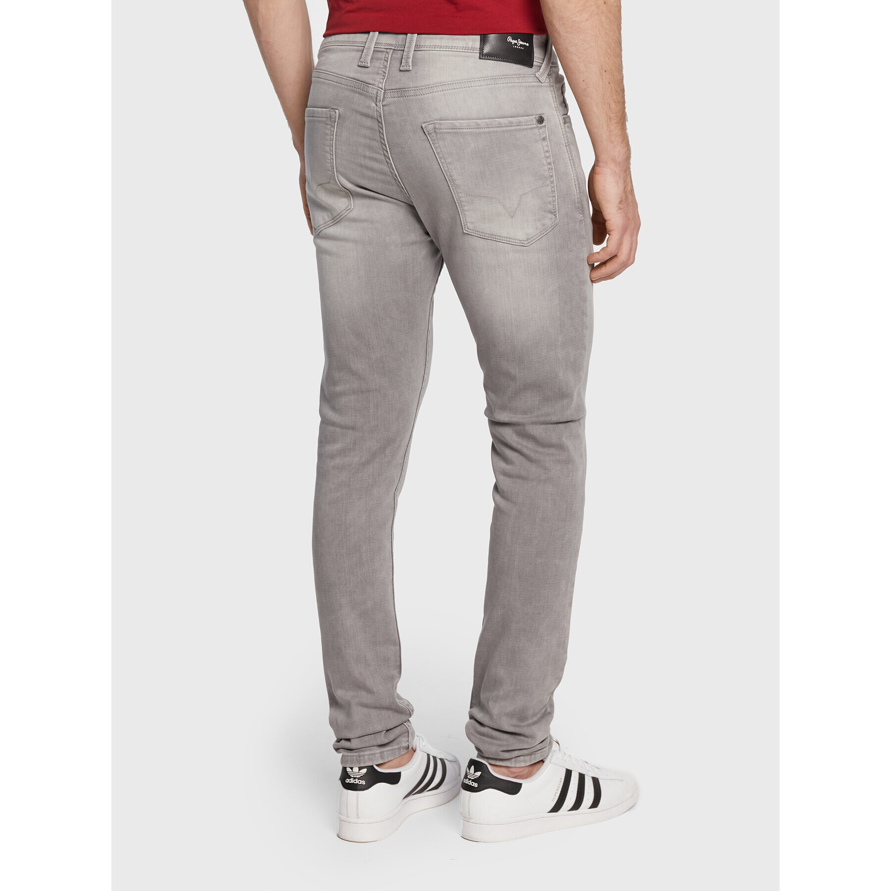 Pepe Jeans Jeansy Finsbury PM206321 Šedá Skinny Fit - Pepit.cz