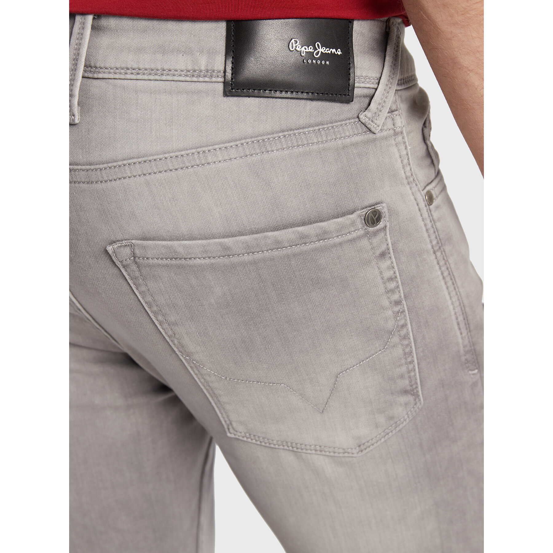 Pepe Jeans Jeansy Finsbury PM206321 Šedá Skinny Fit - Pepit.cz