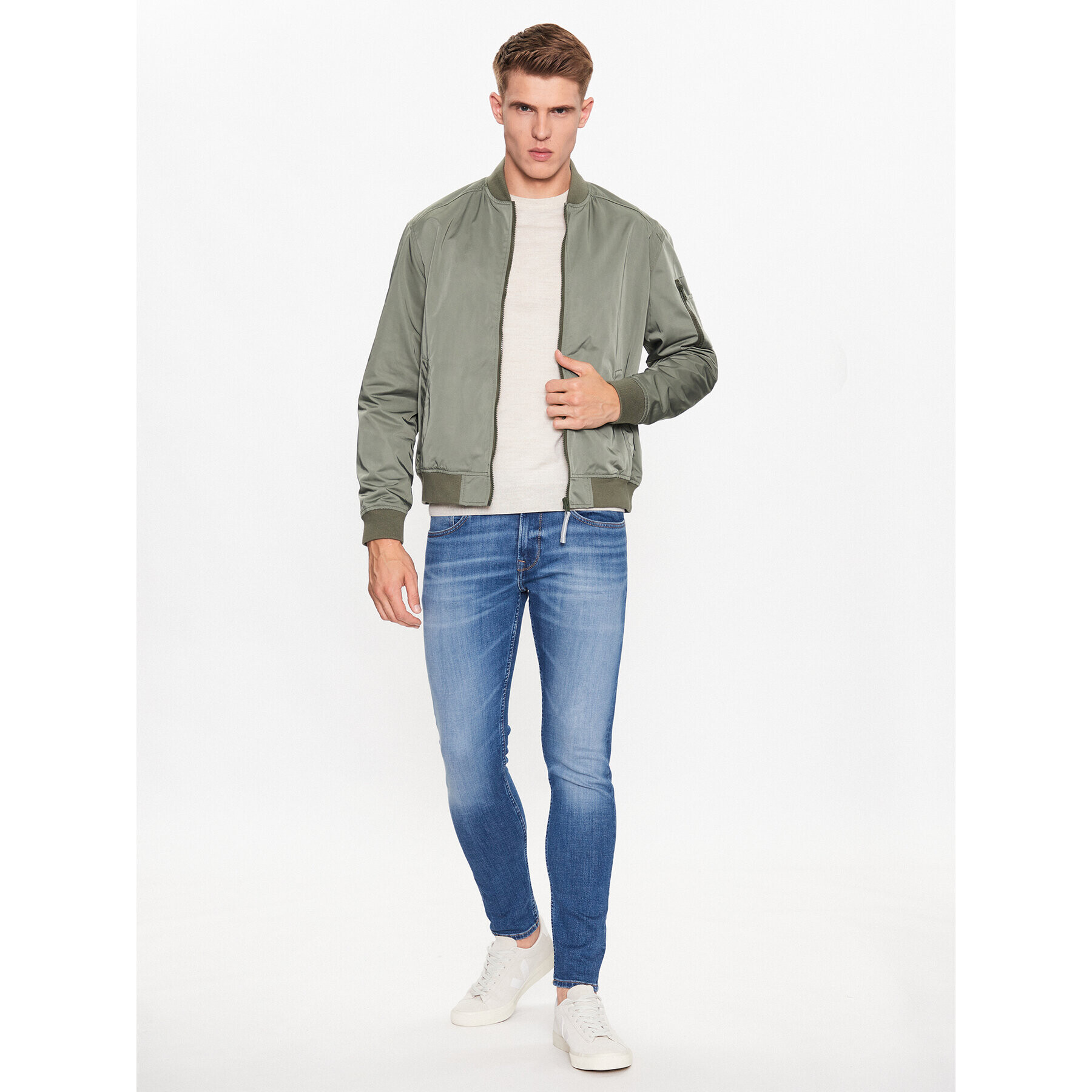 Pepe Jeans Jeansy Finsbury PM206321 Tmavomodrá Skinny Fit - Pepit.cz