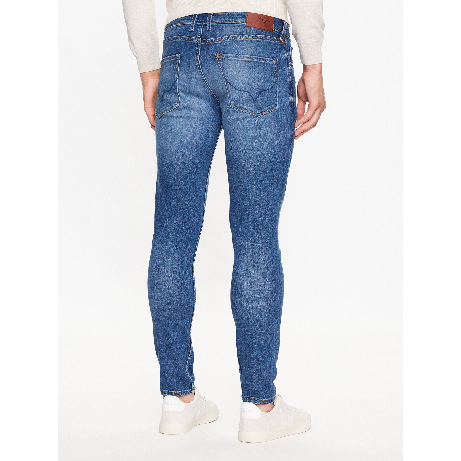 Pepe Jeans Jeansy Finsbury PM206321 Tmavomodrá Skinny Fit - Pepit.cz