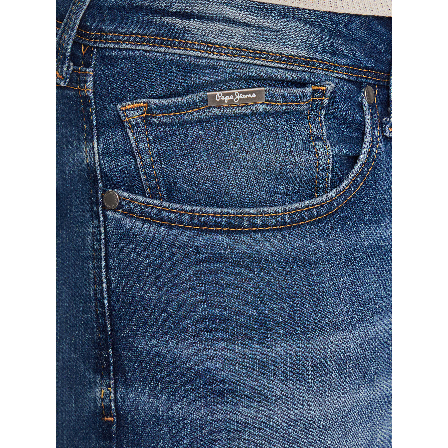 Pepe Jeans Jeansy Finsbury PM206321 Tmavomodrá Skinny Fit - Pepit.cz