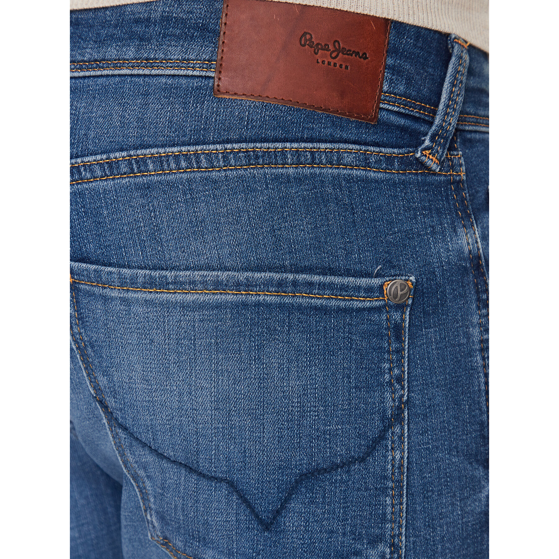 Pepe Jeans Jeansy Finsbury PM206321 Tmavomodrá Skinny Fit - Pepit.cz