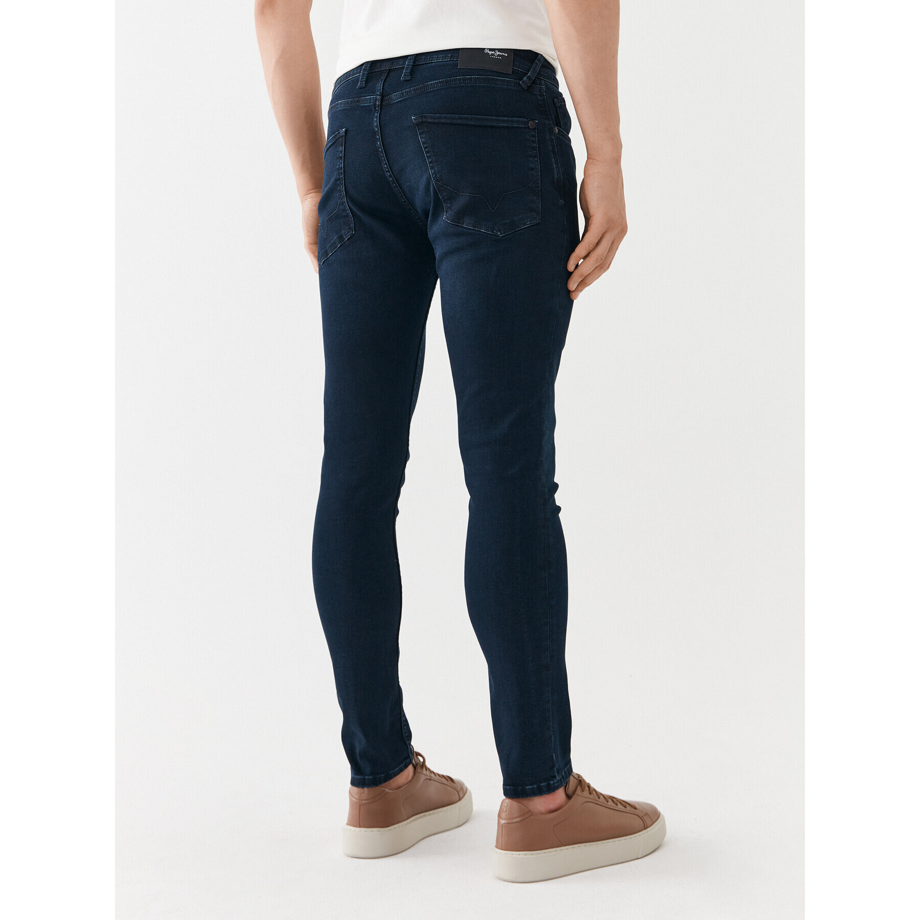 Pepe Jeans Jeansy Finsbury PM206321 Tmavomodrá Skinny Fit - Pepit.cz